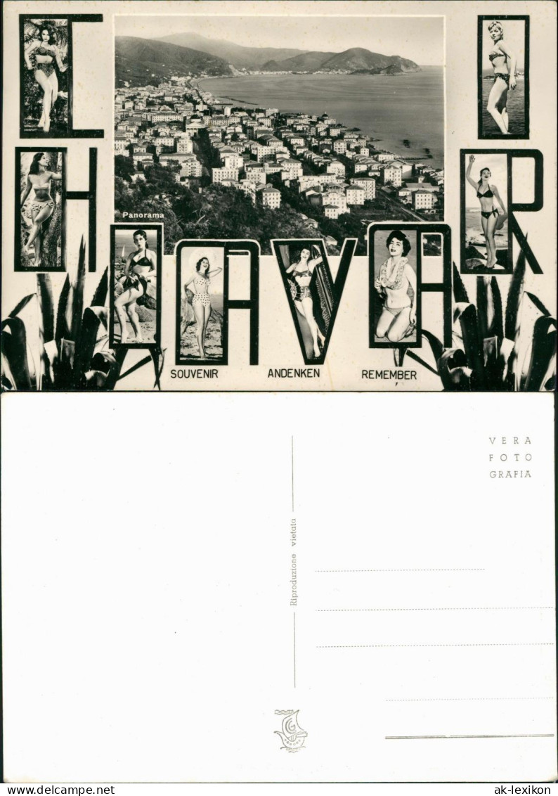 Cartoline Chiavari Stadt - Schöne Frauem Im Bikini 1958 - Altri & Non Classificati