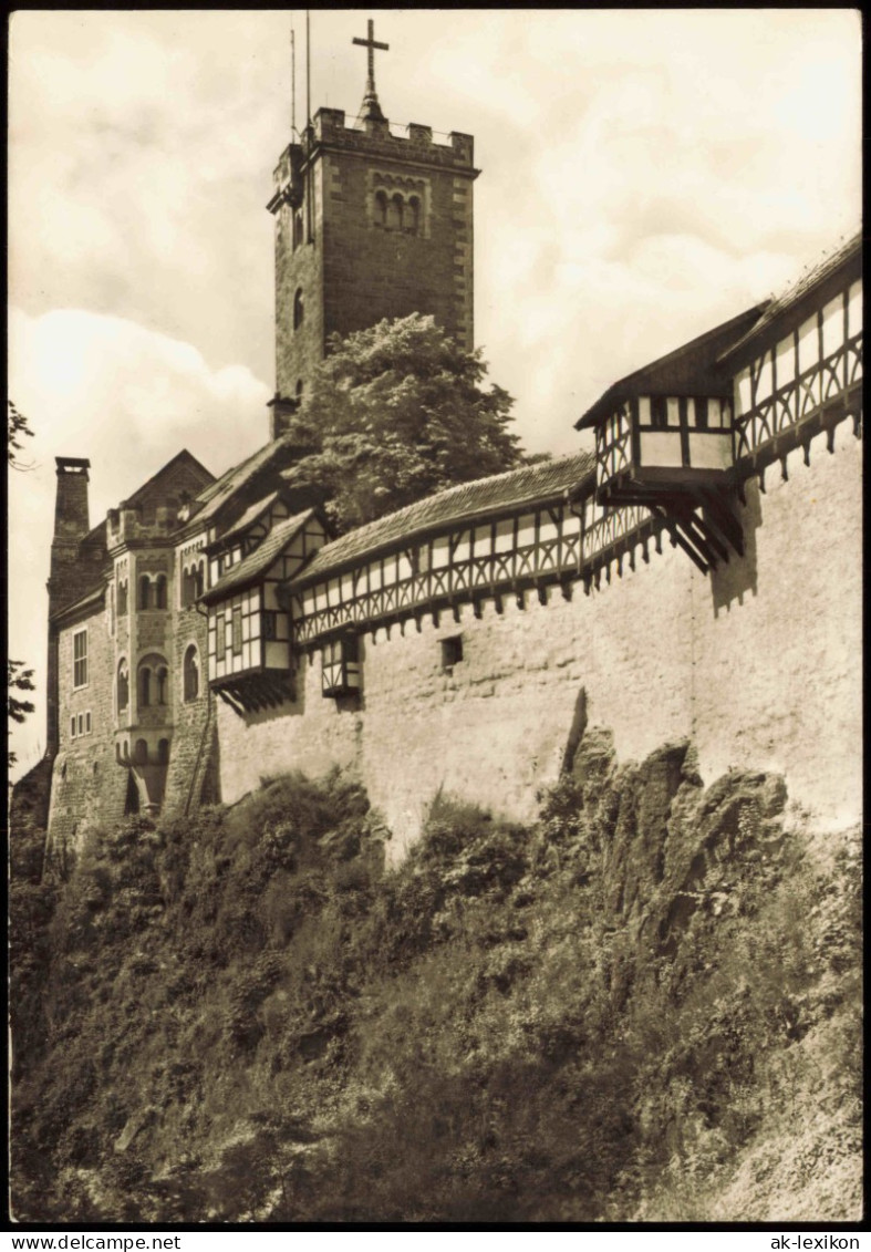 Ansichtskarte Eisenach Wartburg Von Osten Gesehen 1988/1980 - Eisenach