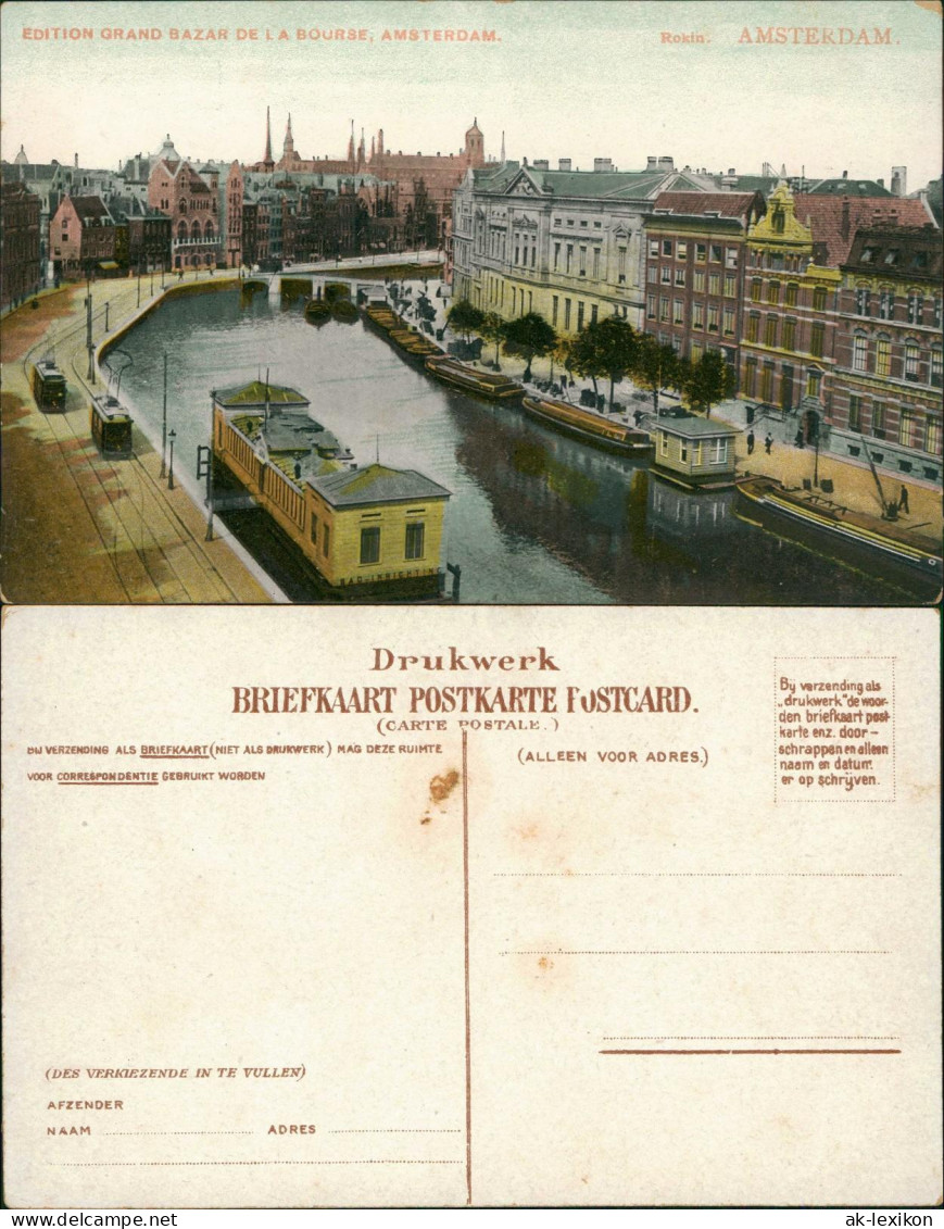 Postkaart Amsterdam Amsterdam Stadt, Rokin 1912 - Amsterdam