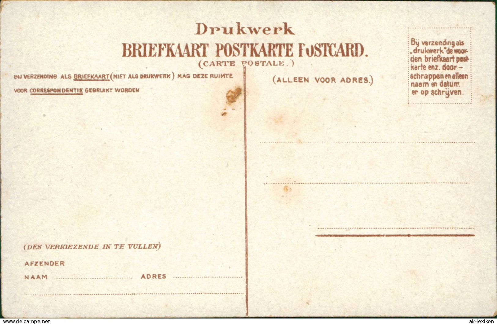 Postkaart Amsterdam Amsterdam Stadt, Rokin 1912 - Amsterdam