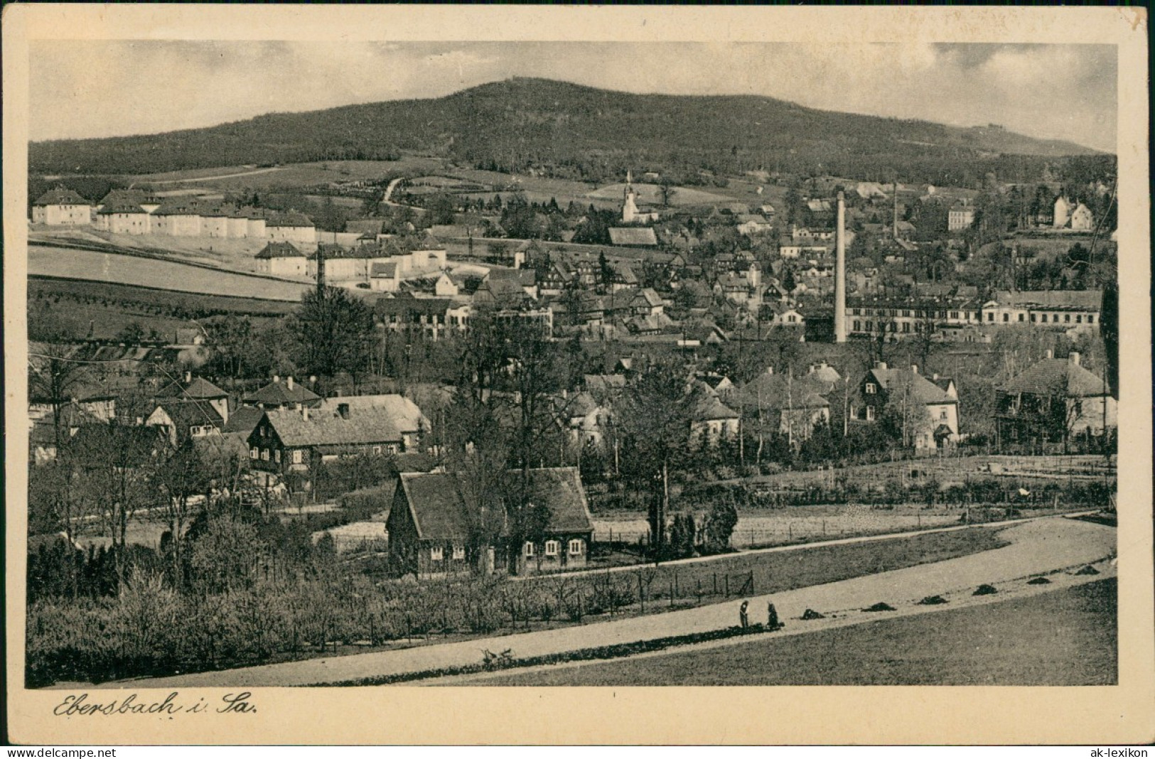 Ebersbach/Sa.-Ebersbach-Neugersdorf Kottmar, Fabrik Und Polizeisiedlung 1929 - Ebersbach (Loebau/Zittau)