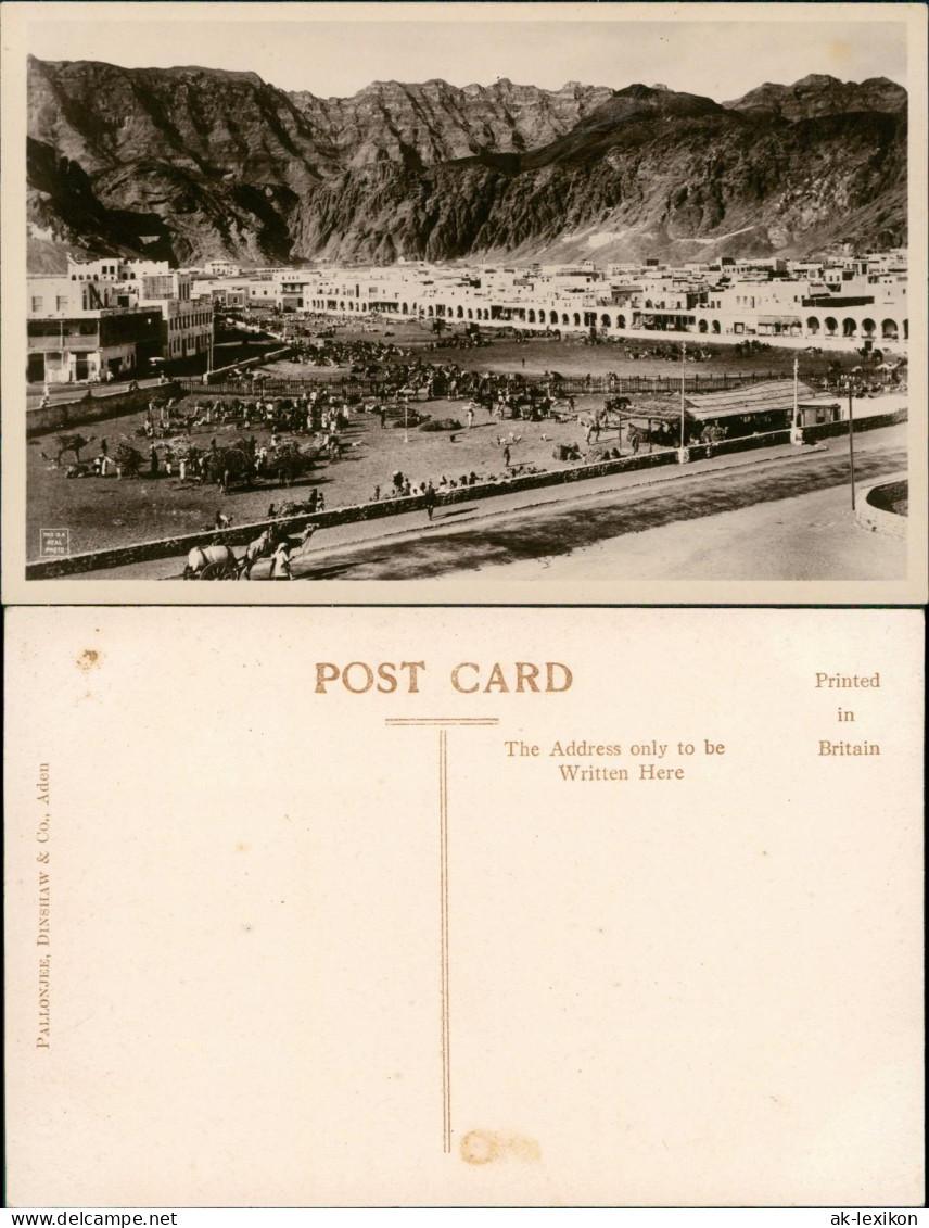 Postcard Aden Jemen عدن Blick Auf Wohnsiedlung 1926 - Jemen