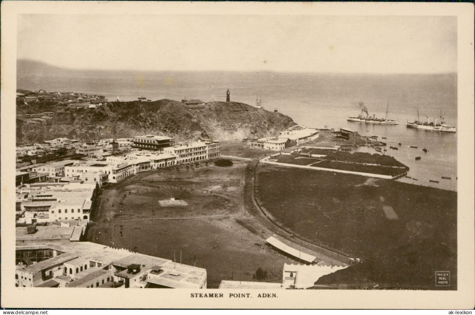 Postcard Aden Jemen عدن Steamer Point/Dampfer 1926 - Yemen