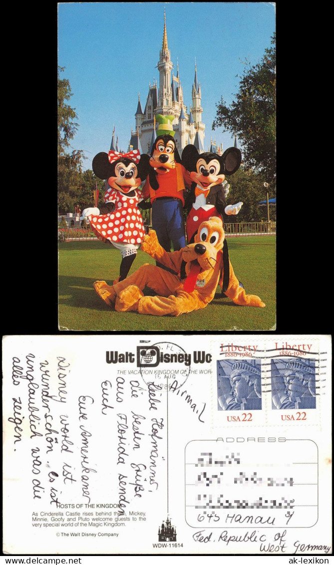 Postcard Orlando Walt Disney World Host Of The Kingdom 1986 - Altri & Non Classificati