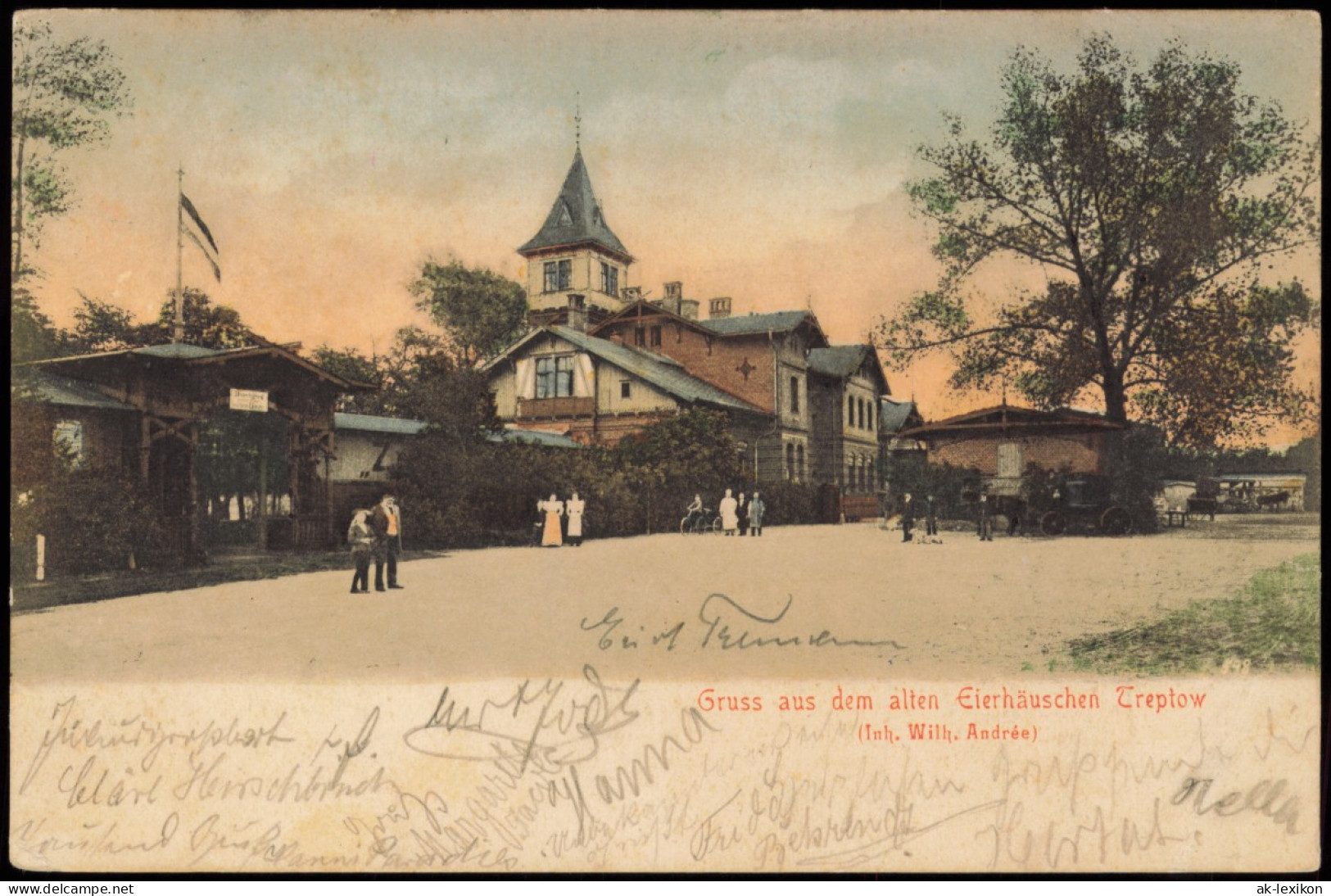 Ansichtskarte Treptow-Berlin Restauration Eierhäuschen 1905 - Otros & Sin Clasificación