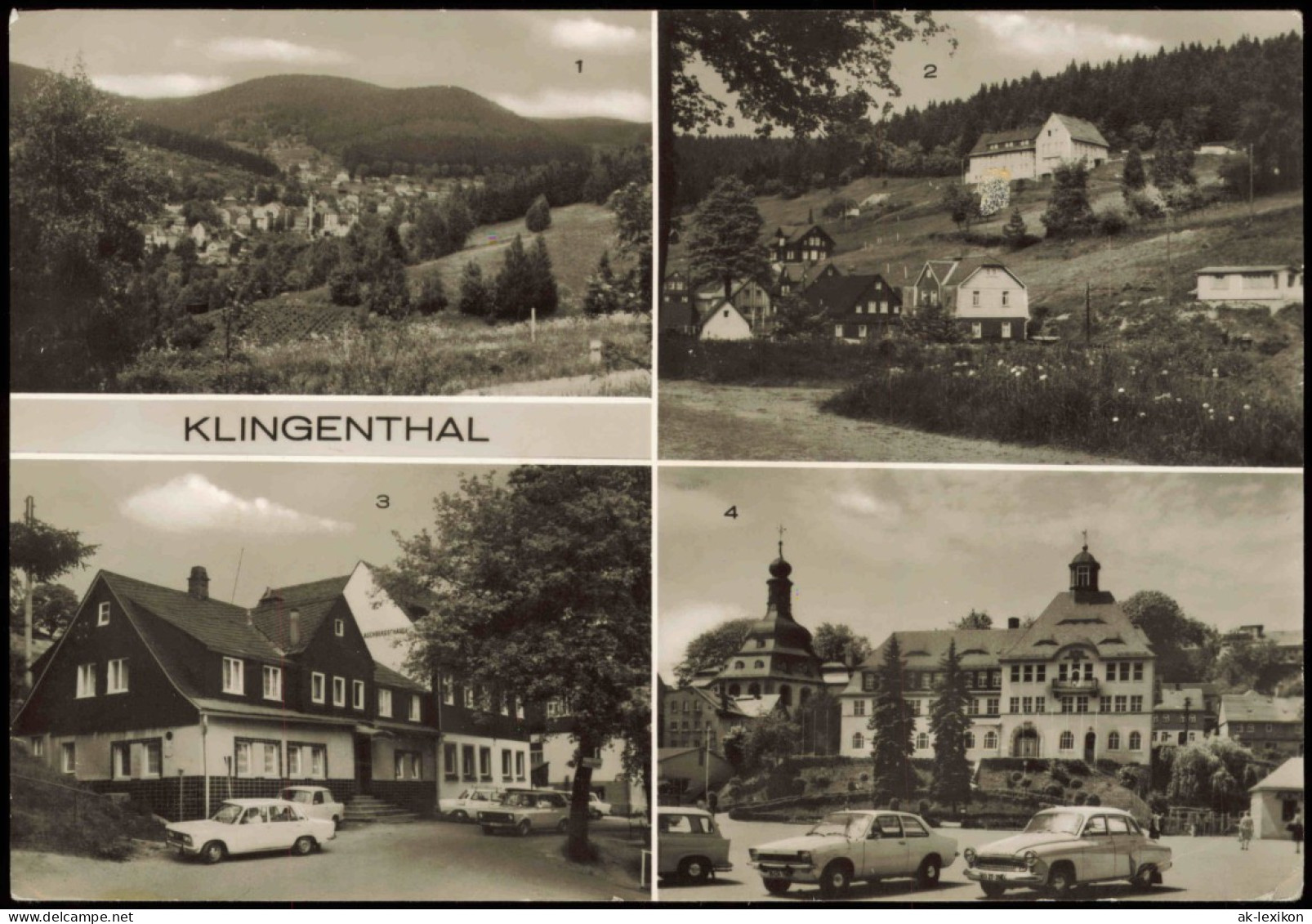 Ansichtskarte Klingenthal Stadt, Aschbergschänke, Platz Der Einheit 1984 - Klingenthal