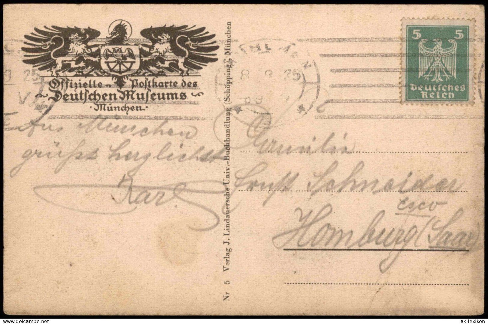 Ansichtskarte München Deutsches Museum - Südwestansicht 1928 - Muenchen