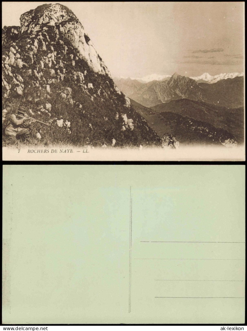 Foto Veytaux Rochers-de-Naye, Jäger 1912 Privatfoto - Other & Unclassified