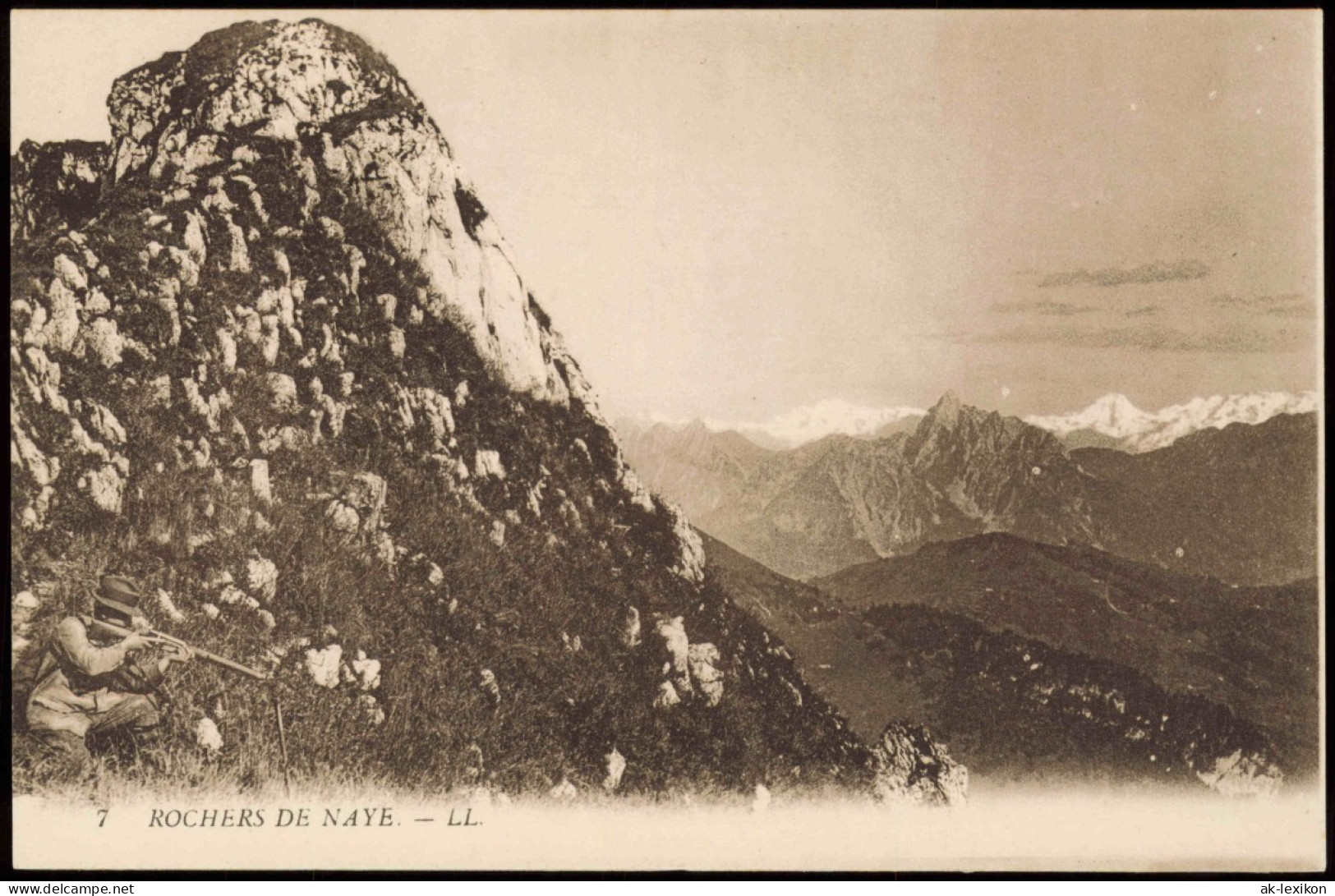 Foto Veytaux Rochers-de-Naye, Jäger 1912 Privatfoto - Sonstige & Ohne Zuordnung