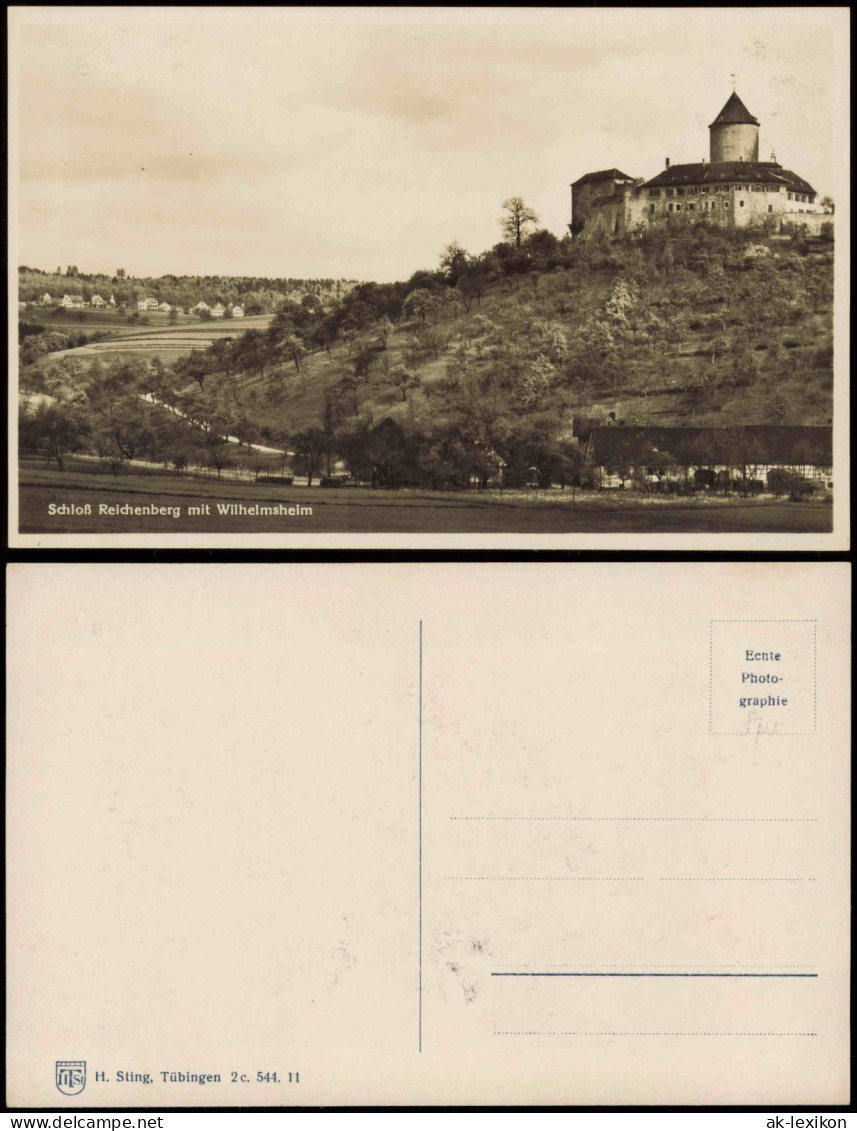 Ansichtskarte Oppenweiler Schloß Reichenberg Mit Wilhelmsheim 1930 - Autres & Non Classés