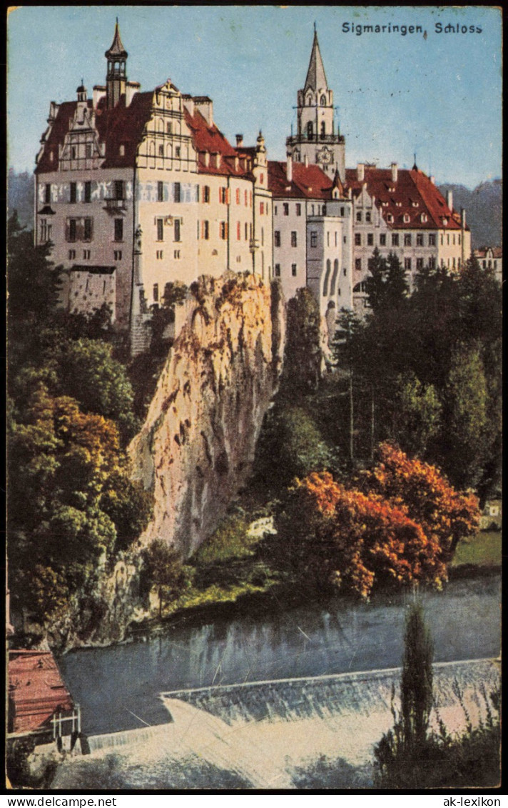 Ansichtskarte Sigmaringen Schloss 1919 - Sigmaringen