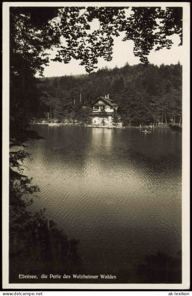 Ansichtskarte Ebnisee-Welzheim Ebnisee, Die Perle Des Welzheimer Waldes 1934 - Altri & Non Classificati