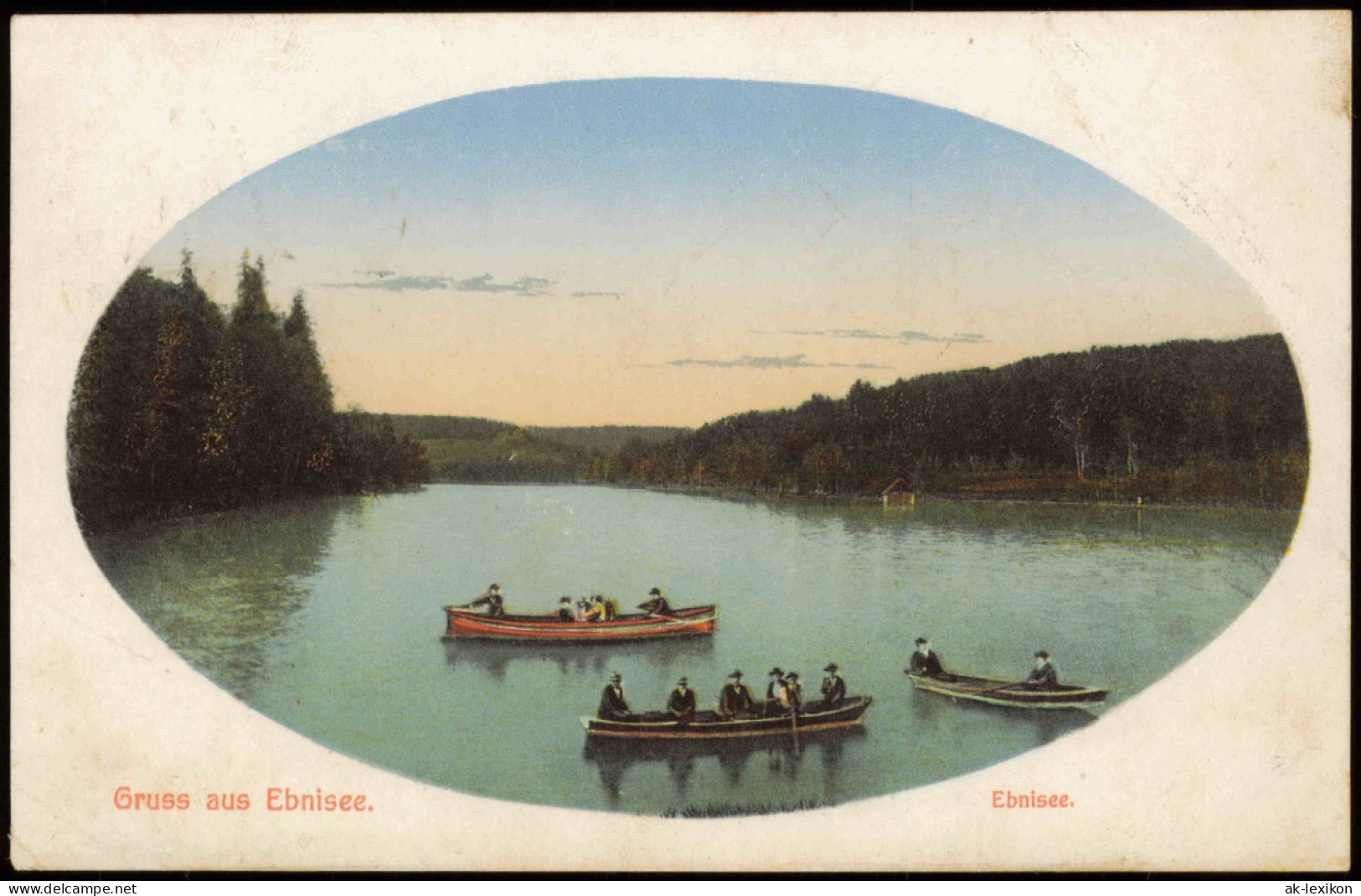 Ansichtskarte Ebnisee-Welzheim Ruderpartie Ruderboote Ebnisee 1911 - Other & Unclassified