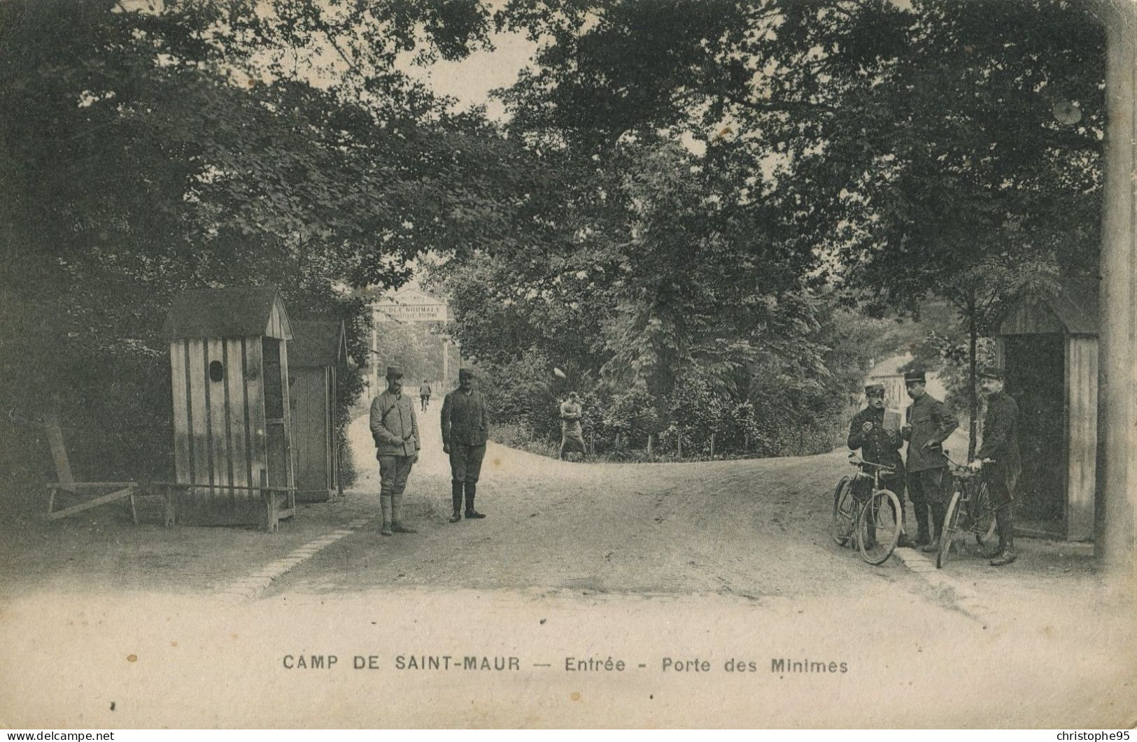 94. N° 25322. Saint Maur . Militaria. Le Camp. Entree. Porte Des Minimes. - Andere & Zonder Classificatie