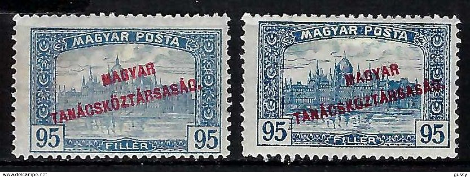 HONGRIE Ca.1919: Lot De Neufs*, 2 Nuances - Unused Stamps