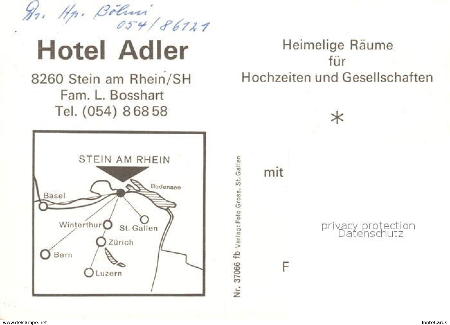 13130207 Stein Rhein Hotel Adler  Stein Am Rhein - Sonstige & Ohne Zuordnung