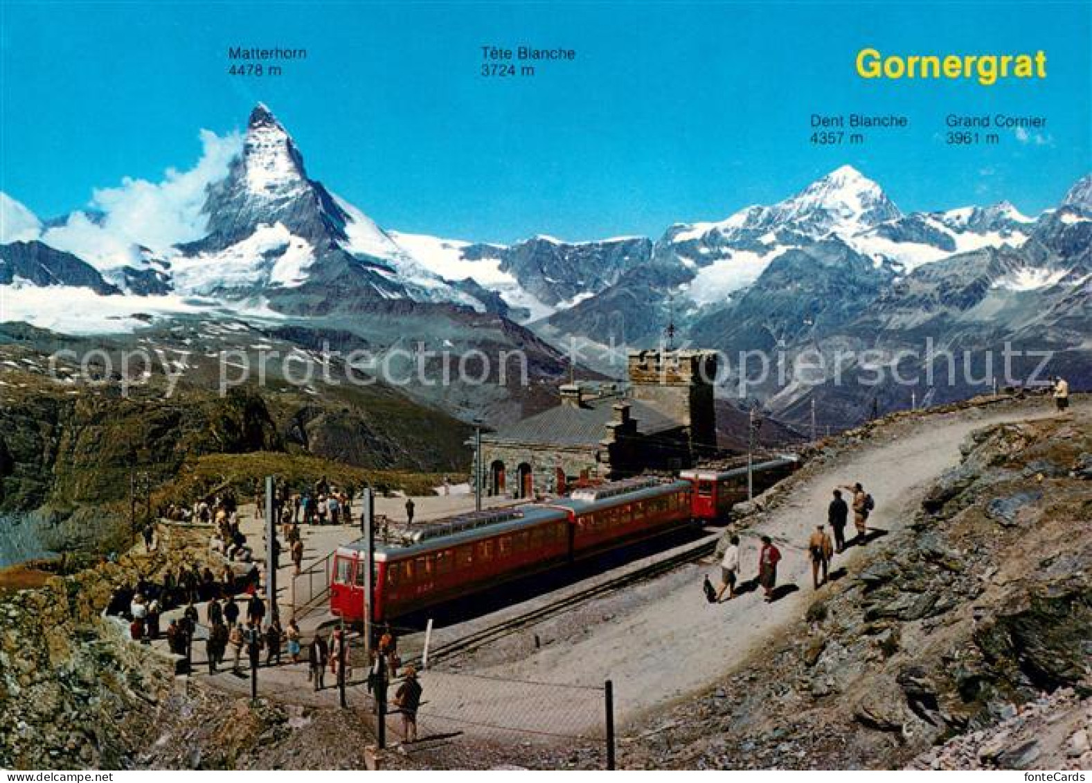 13129477 Gornergrat Zermatt Bahnstation Matterhorn  Gornergrat Zermatt - Andere & Zonder Classificatie