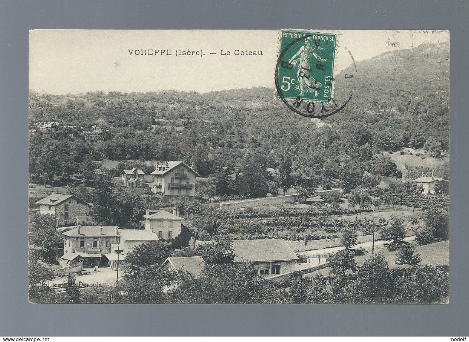 CPA - 38 - Voreppe - Le Coteau - Circulée En 1913 - Voreppe