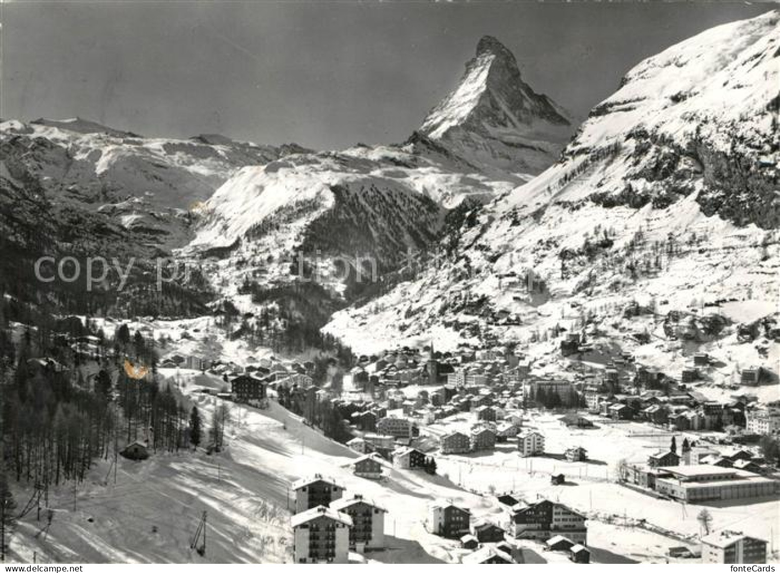13127007 Zermatt VS Matterhorn Winter Zermatt VS - Andere & Zonder Classificatie