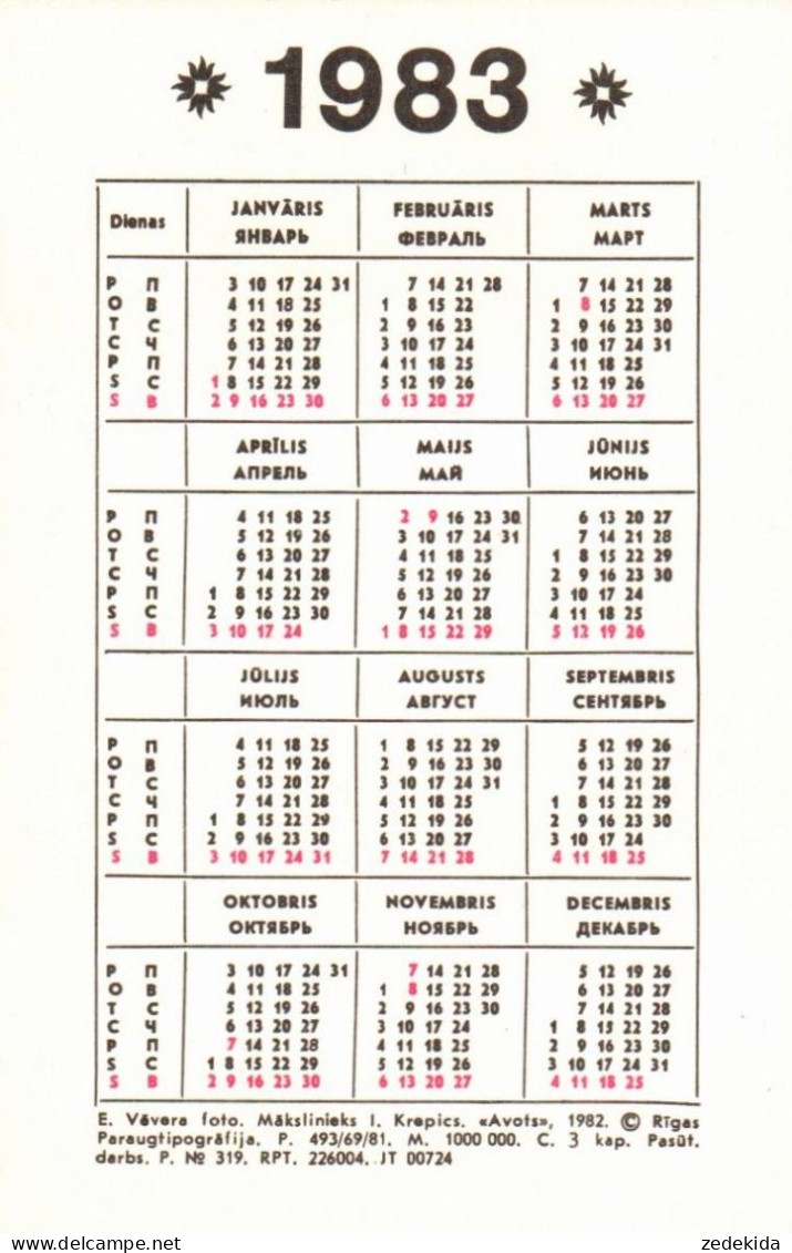 H2243 - 9 x Taschenkalender Kalender