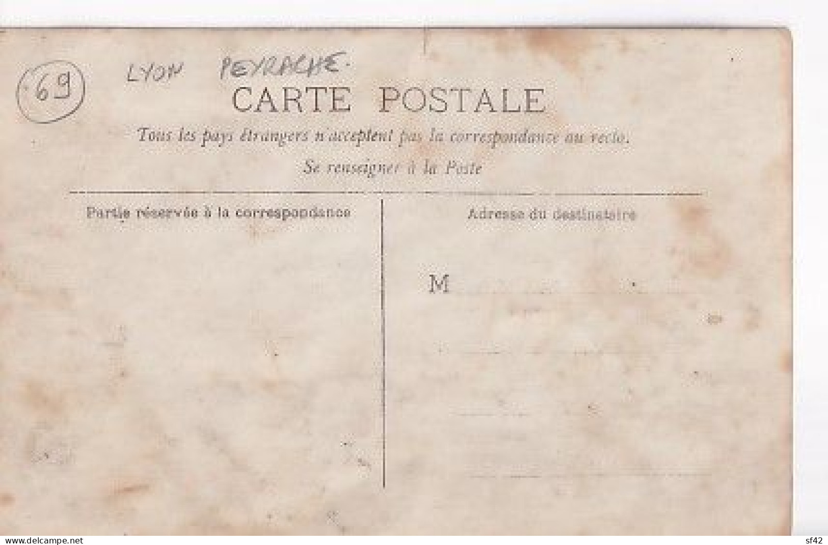 LYON   PEYRACHE      CARTE PHOTO  PERSONNEL FONDERIE  DOUENNE - Other & Unclassified