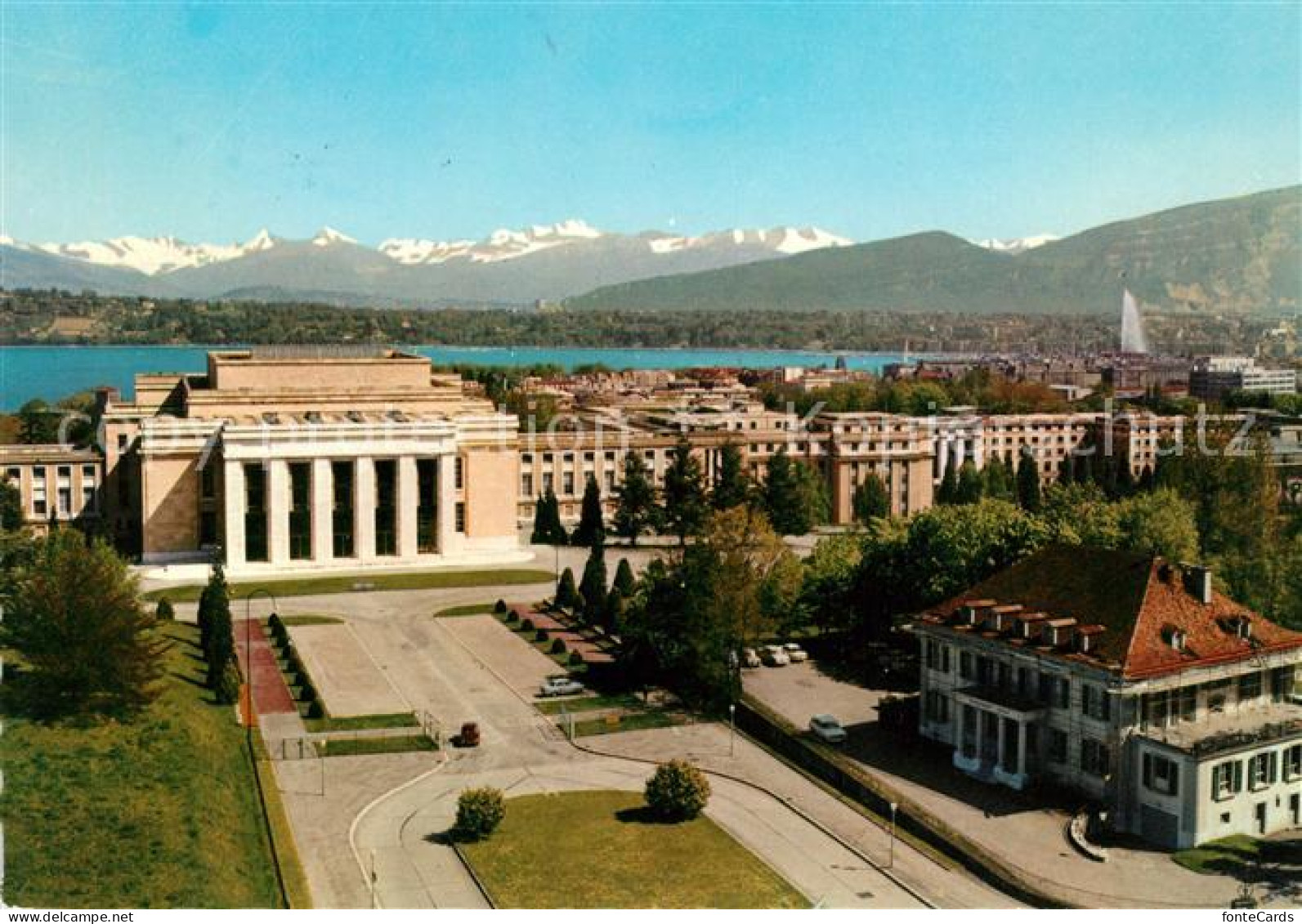 13125377 Geneve GE Palais De L'O.N.U. Palais Des Nations Lac Leman Mont Blanc Bu - Andere & Zonder Classificatie