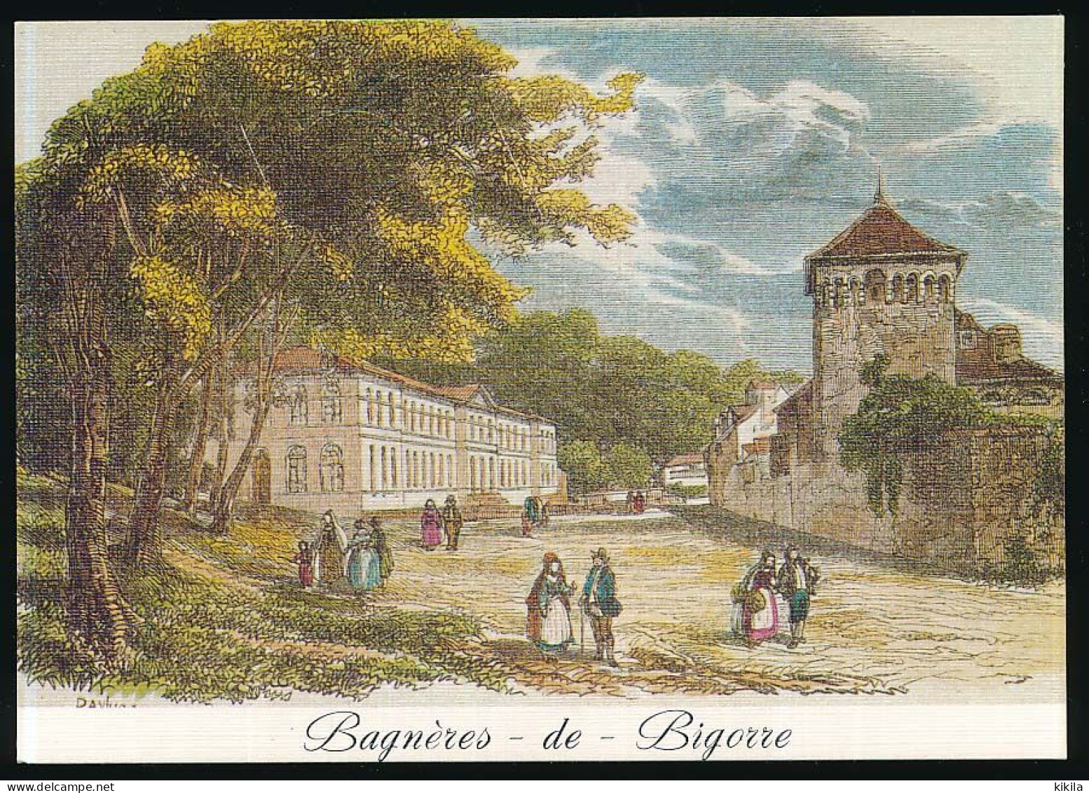 CPSM / CPM 10.5 X 15 Hautes Pyrénées BAGNERES DE BIGORRE Image Du Passé  Gravure (?) - Bagneres De Bigorre