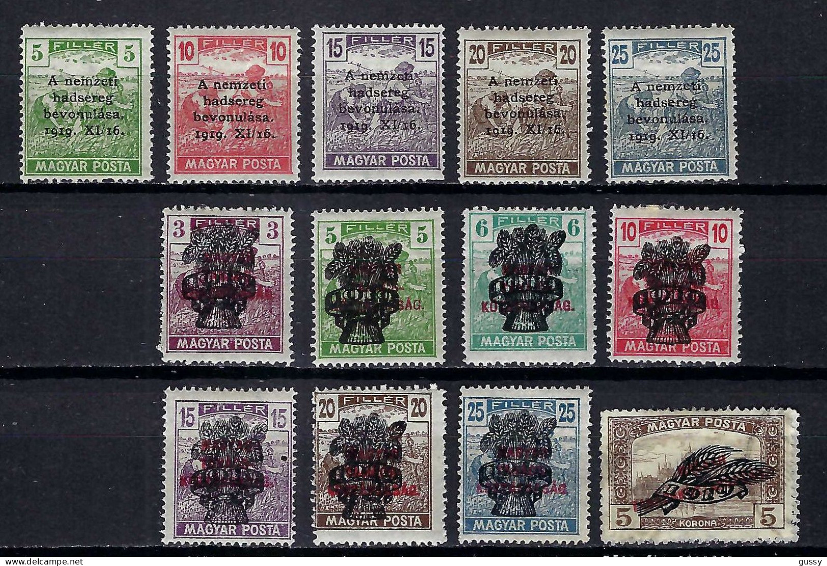 HONGRIE Ca.1919: Lot De Neufs* - Unused Stamps