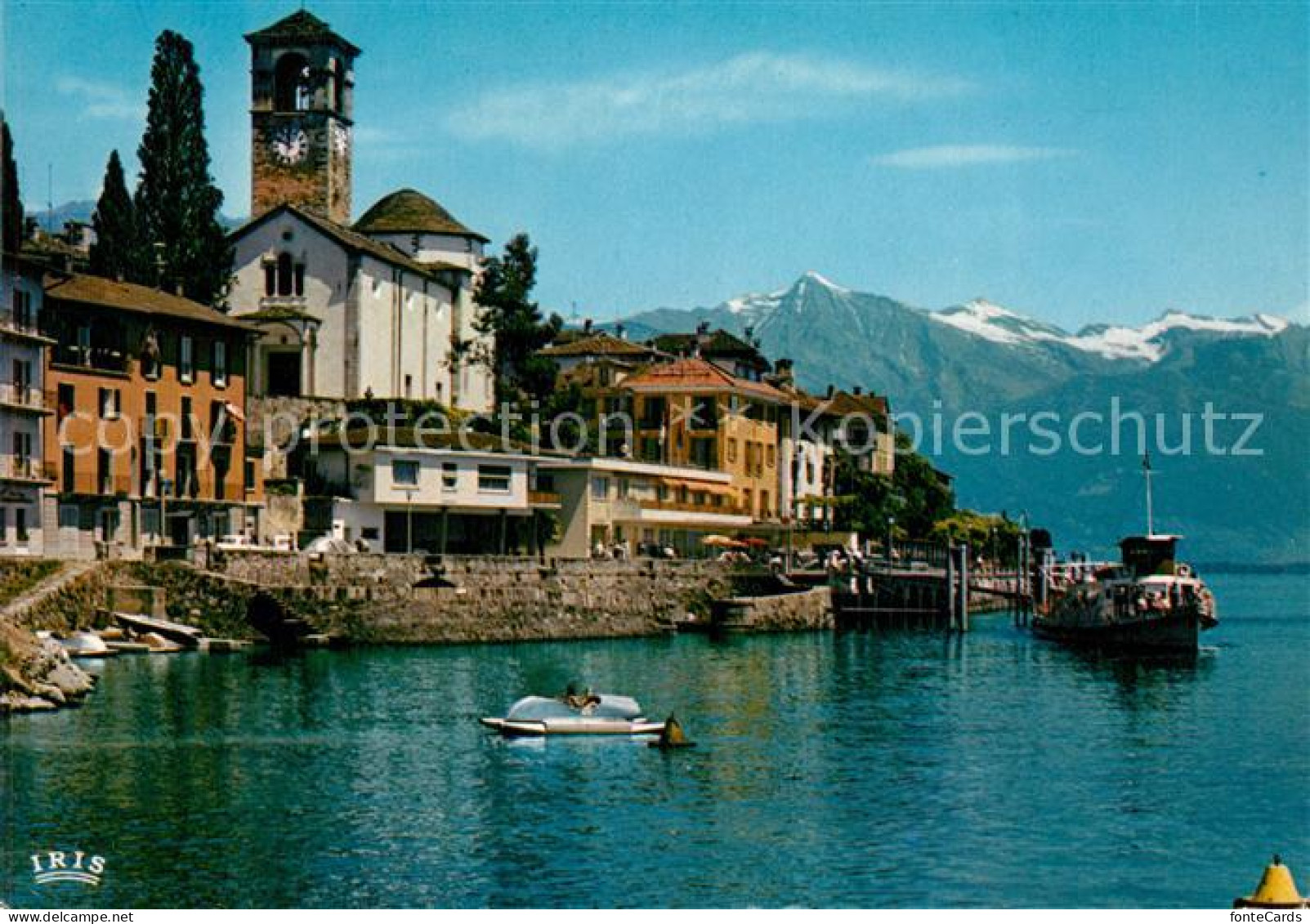 13121557 Brissago TI Kirche Faehranleger Brissago TI - Sonstige & Ohne Zuordnung