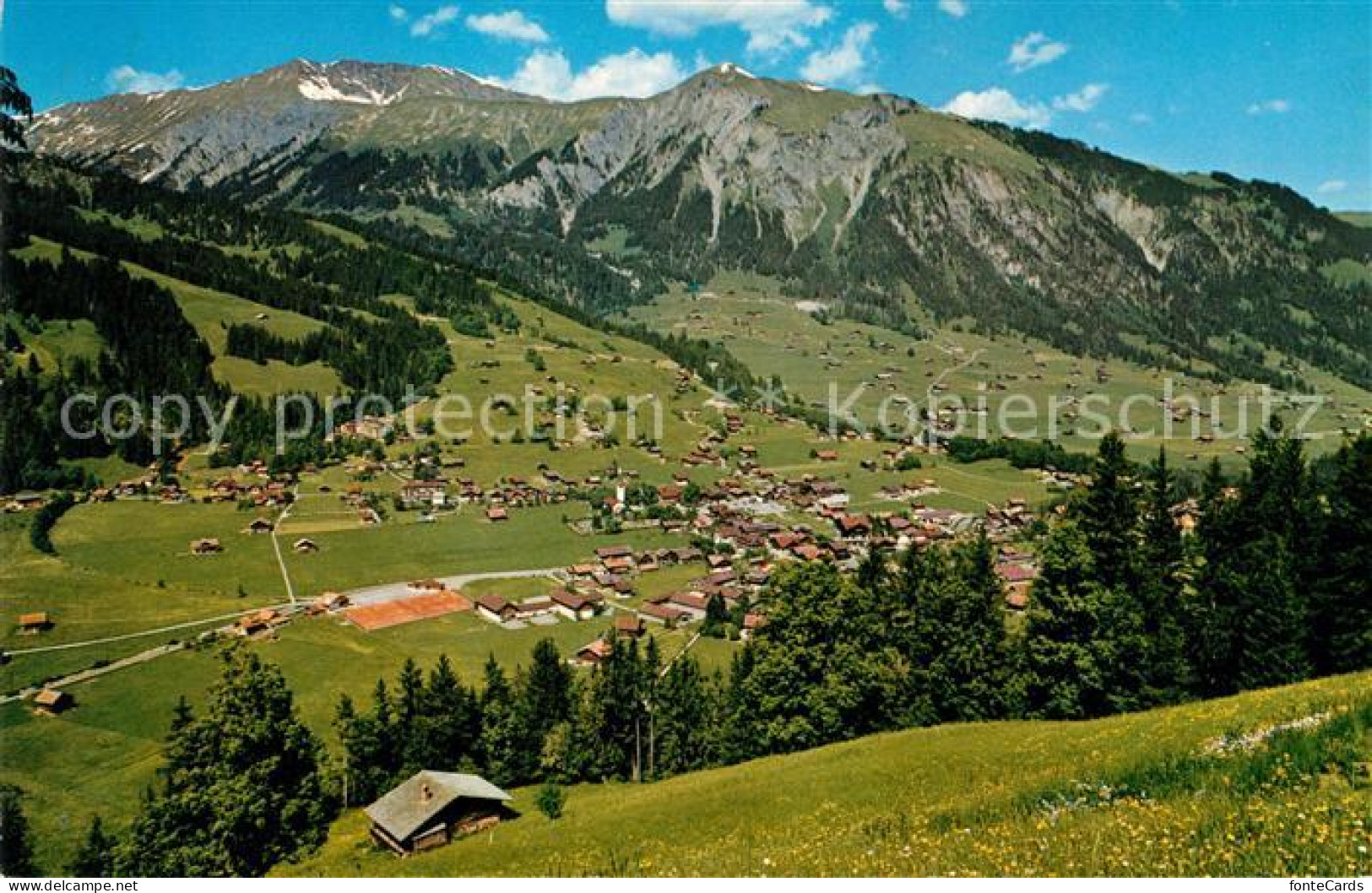 13121517 Lenk Simmental Dorf Wistaetthorn Floesch Lenk Simmental - Sonstige & Ohne Zuordnung