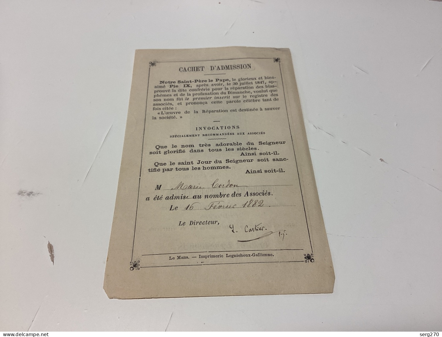 Image Pieuse Image Religieuse 1900 CONFRÉRIE RÉPARATRICE Confrérie De La Sainte Face - Images Religieuses