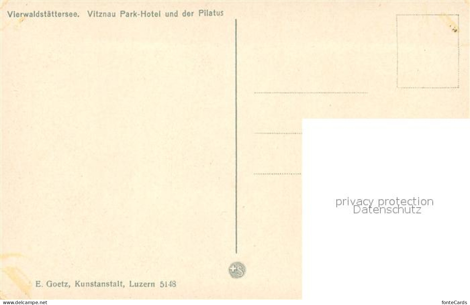 13116359 Vitznau Park Hotel Mit Pilatus Vitznau - Autres & Non Classés