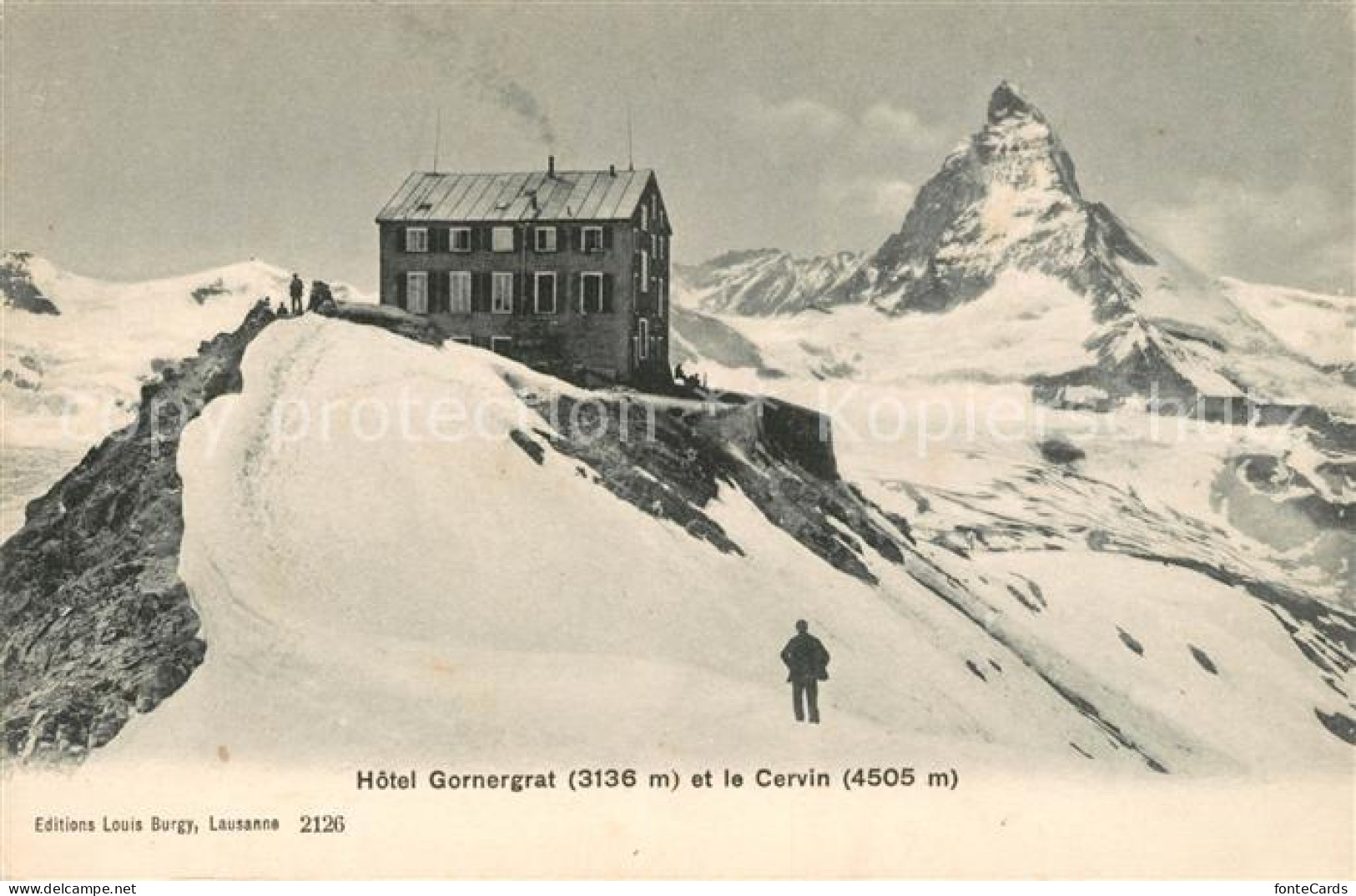 13116309 Gornergrat Zermatt Hotel Gornergrat Et Le Cervin Gornergrat Zermatt - Other & Unclassified