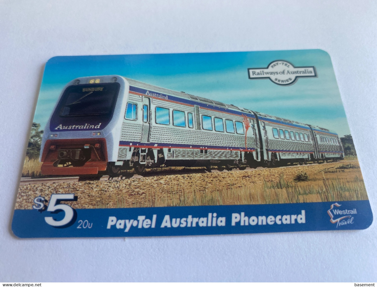 1:043 - Australia Pay Tel Railways Of Australia Train - Australia