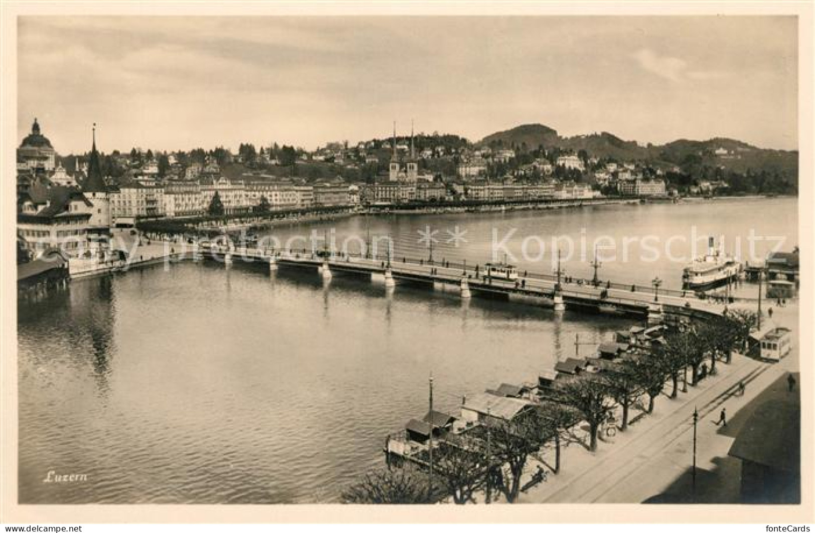 13114787 Luzern LU Stadtpanorama Reuss Bruecke Luzern - Autres & Non Classés