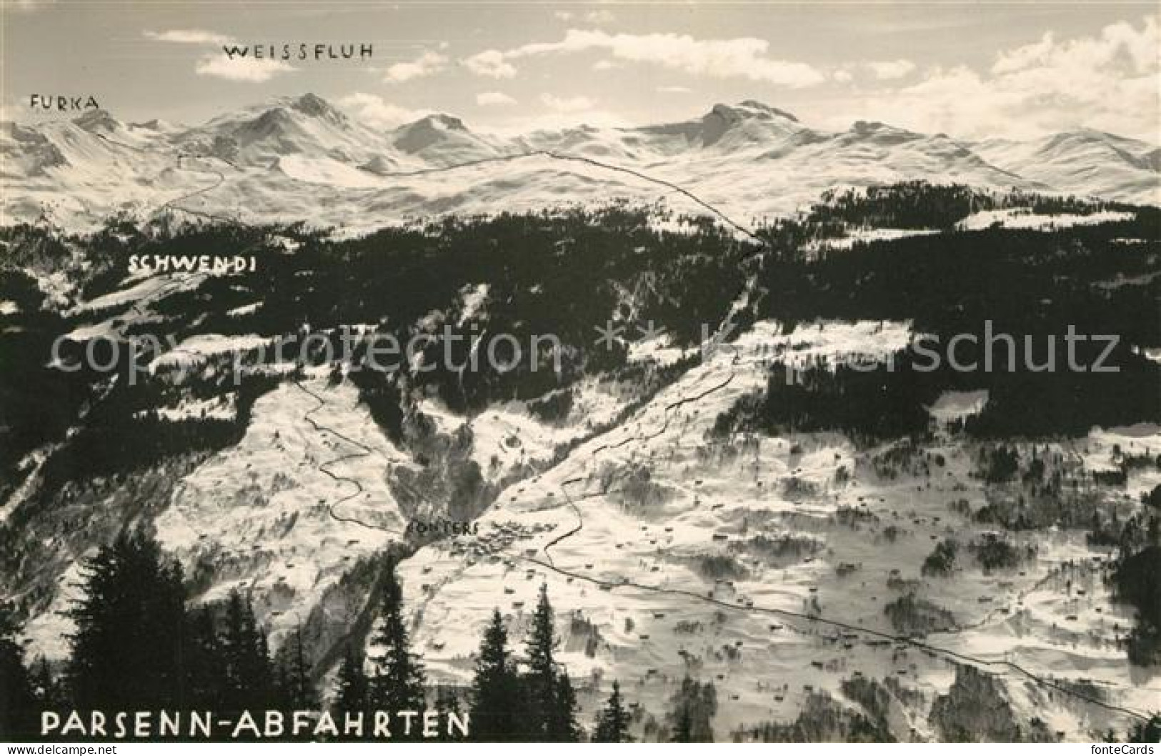 13114727 Conters Praettigau Parsenn Abfahrten Wintersportplatz Alpen Conters Im  - Andere & Zonder Classificatie