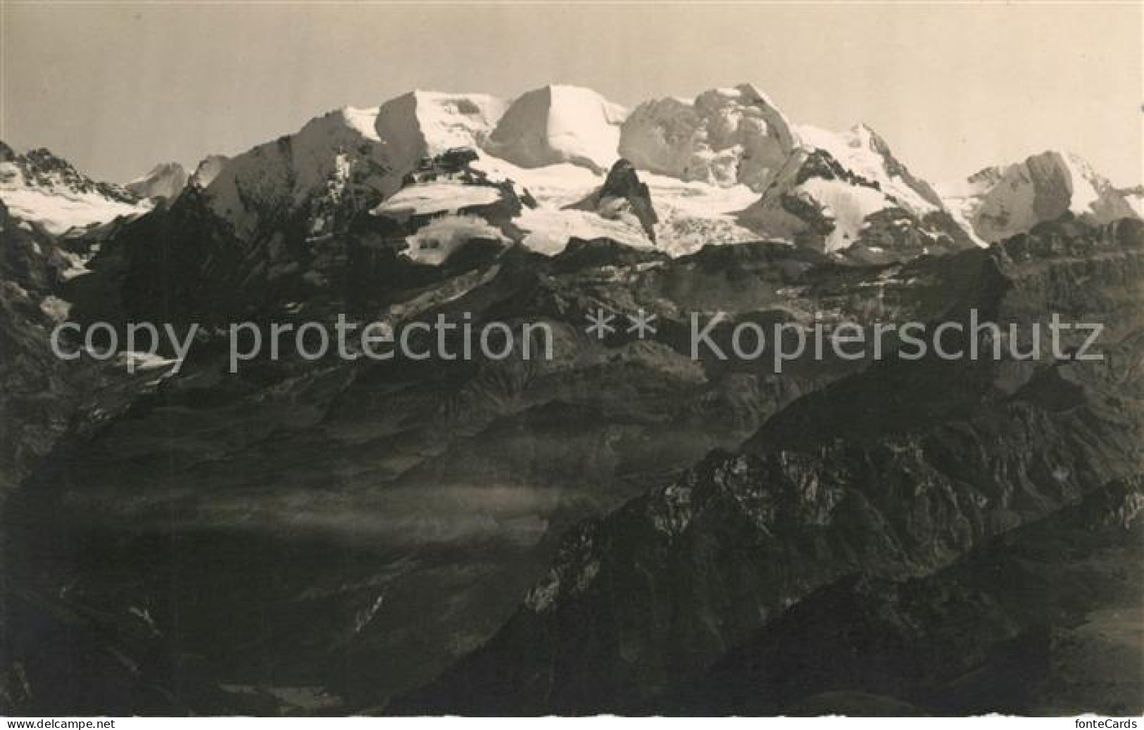 13114717 Niesen Kulm Niesen Kiental Bluemlisalp Fruenhorn Gebirgspanorama Alpen  - Other & Unclassified