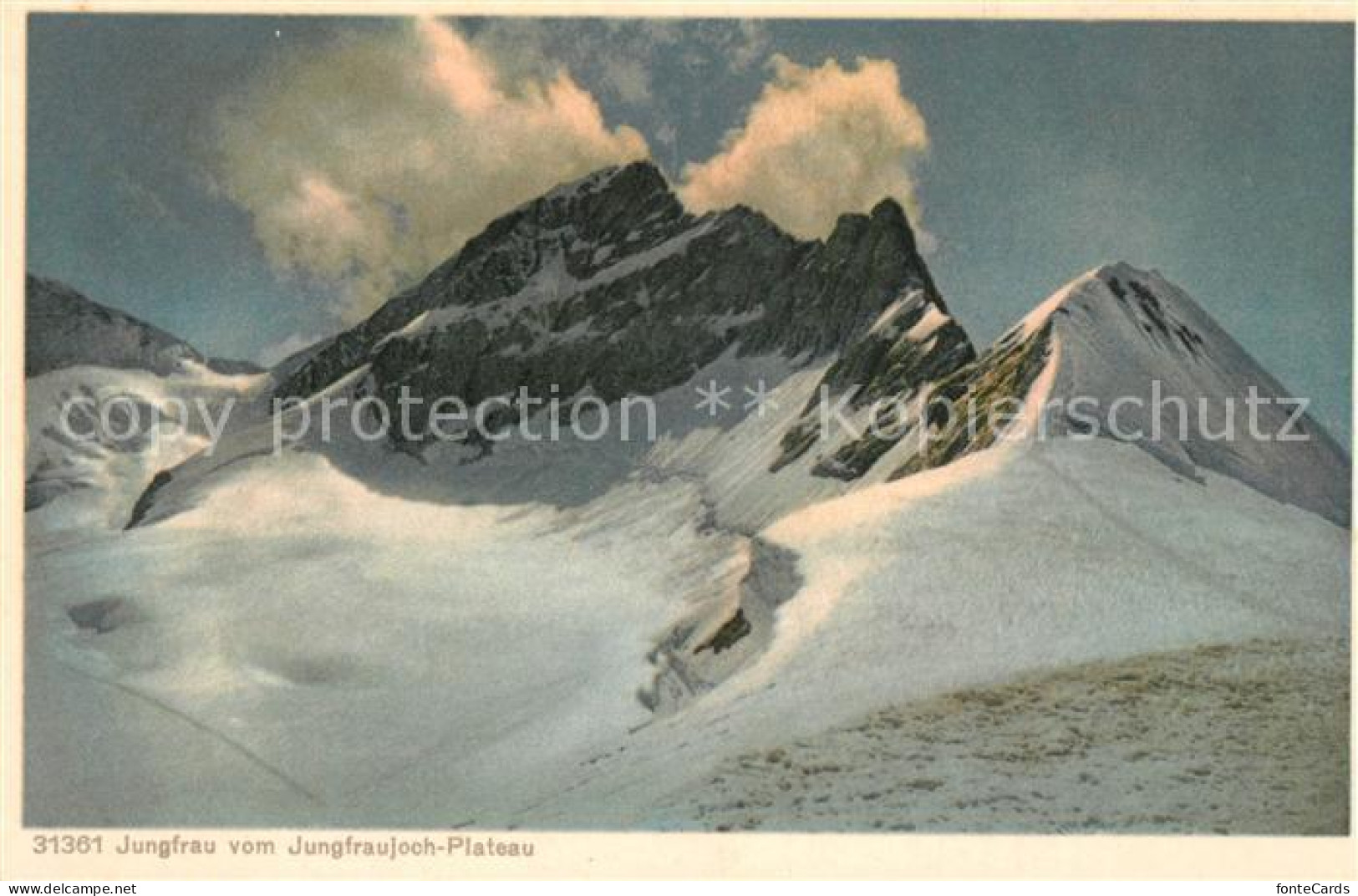13114707 Jungfrau BE Vom Jungfraujoch Plateau Gebirgspanorama Berner Alpen Jungf - Autres & Non Classés