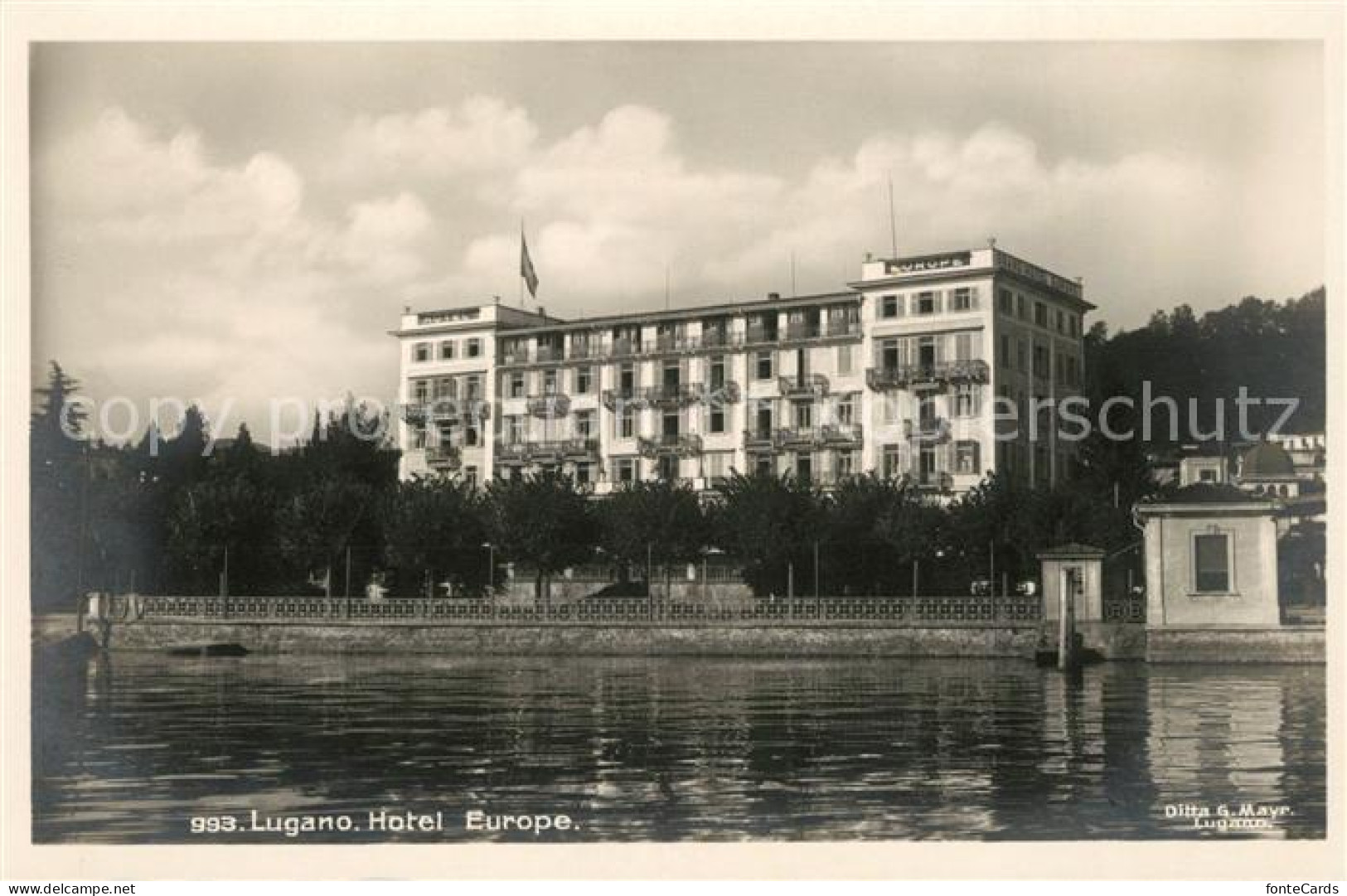 13114679 Lugano Lago Di Lugano Hotel Europe Am Luganersee Lugano - Autres & Non Classés