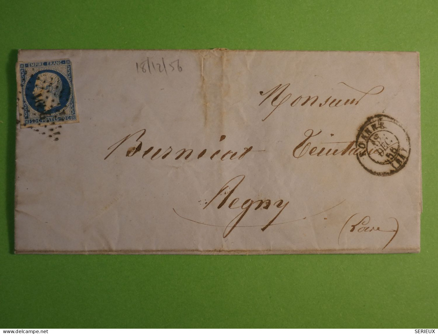 DO15 FRANCE LETTRE  LOIRE  1860 ROANNE A MEGNY +N°14 + AFF. INTERESSANT  +++++ - 1849-1876: Klassik