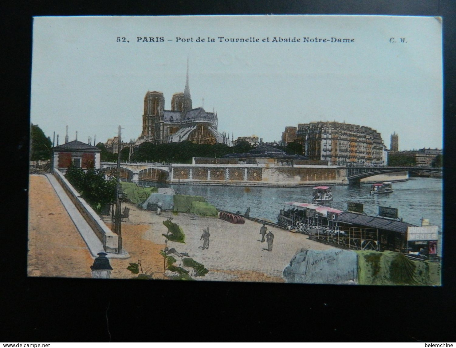 PARIS                       PORT DE LA TOURNELLE ET ABSIDE NOTRE DAME - The River Seine And Its Banks