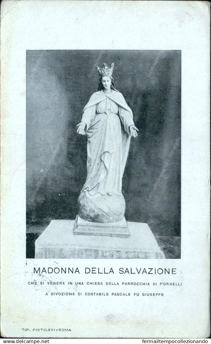 Cs492 Cartolina Laurignano Madonna Della Salvazione Cosenza 1920 - Cosenza