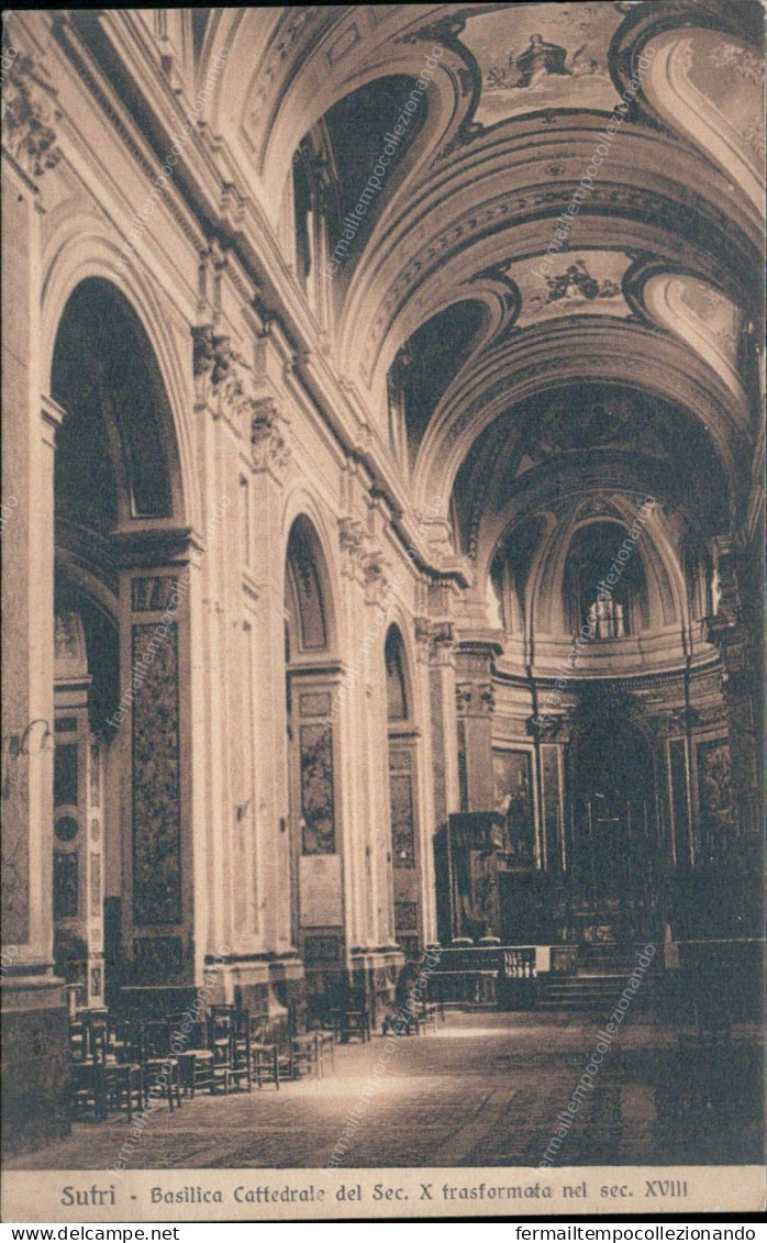 Cs499 Cartolina Sutri Basilica Della Cattedrale - Viterbo