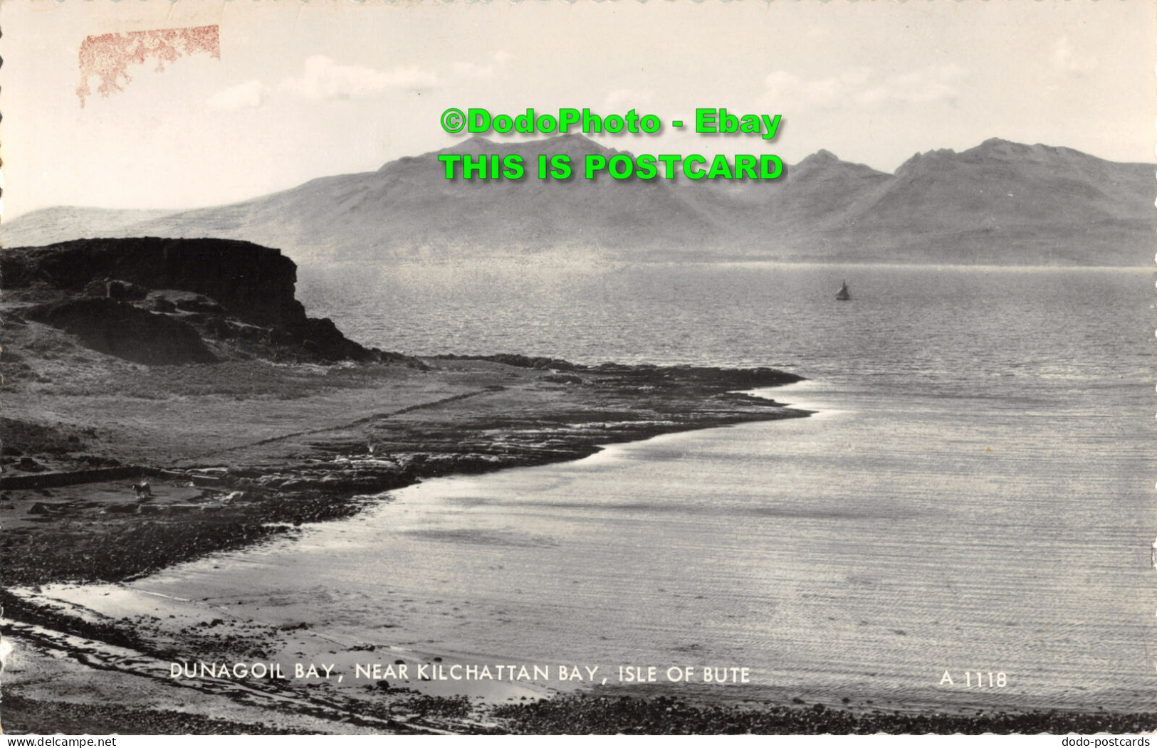 R355896 Isle Of Bute. Dunagoil Bay. Near Kilchattan Bay. Valentine. RP. 1967 - World