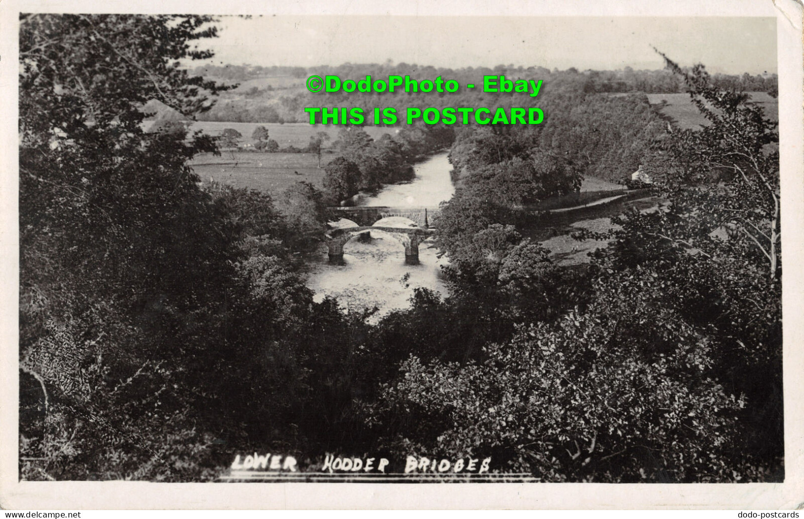 R355924 Lower Hodder Bridge. Postcard - World