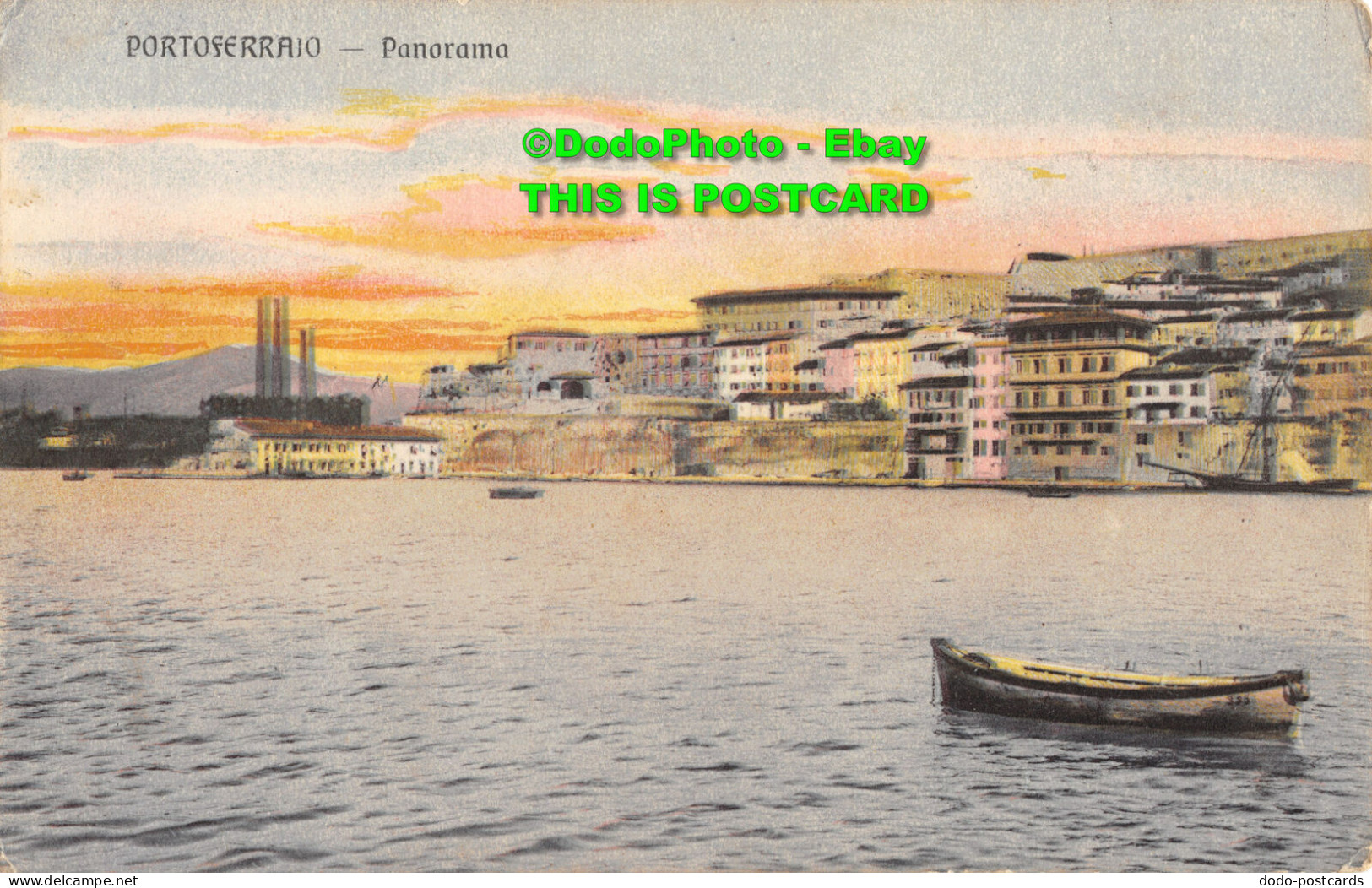 R355931 Portoferraio. Panorama. Stab. Fotocoll. Italiano G. Caruso. Milano - World