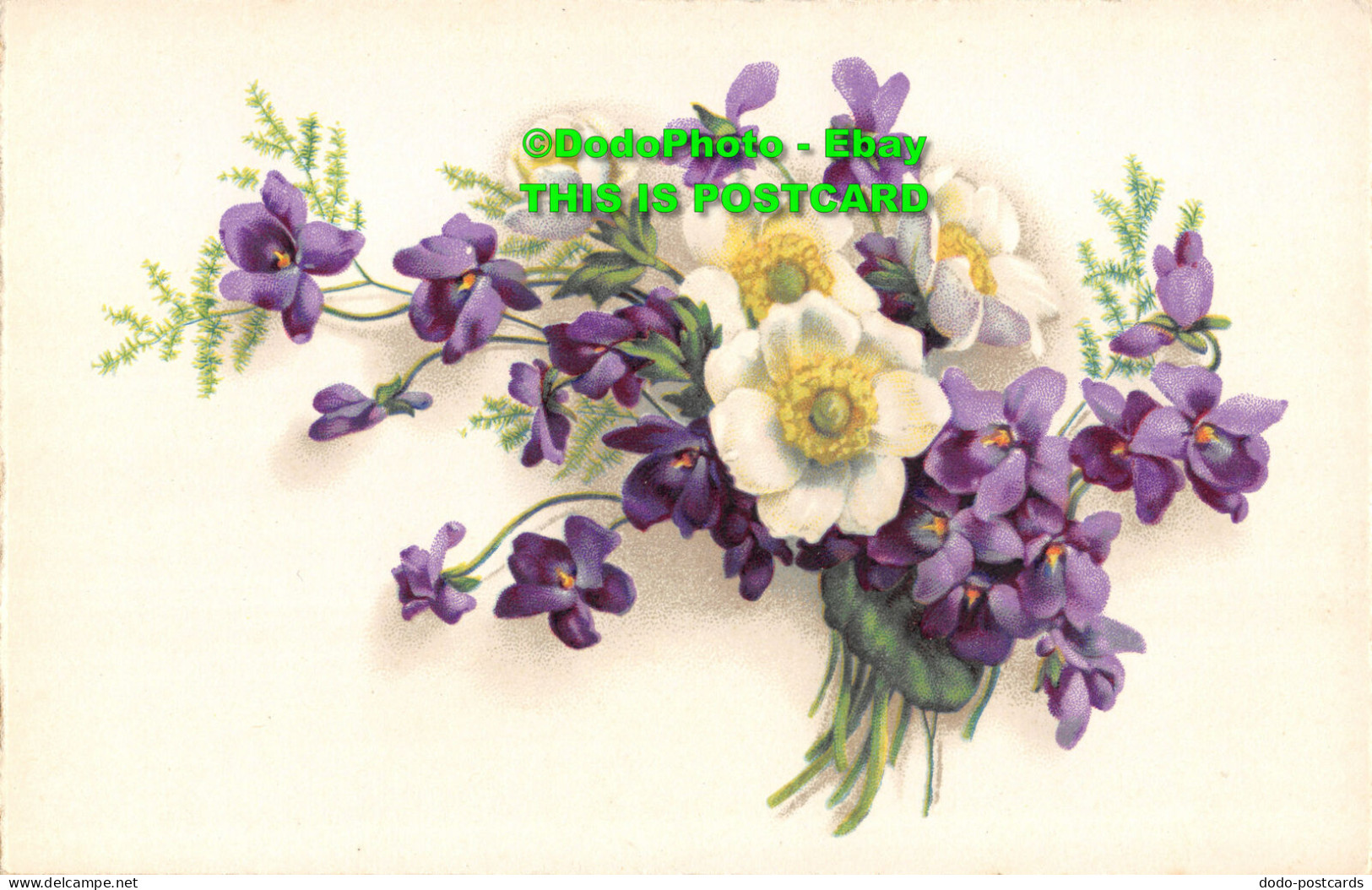 R355937 Red And Purple Flowers. A. G. B. Germany. Postcard - World