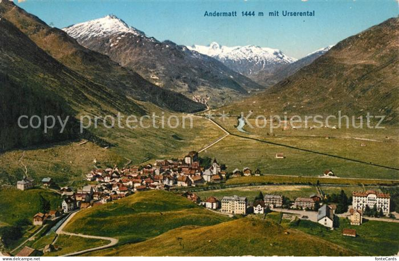 13113887 Andermatt Landschaftspanorama Urserental Alpen Andermatt - Andere & Zonder Classificatie
