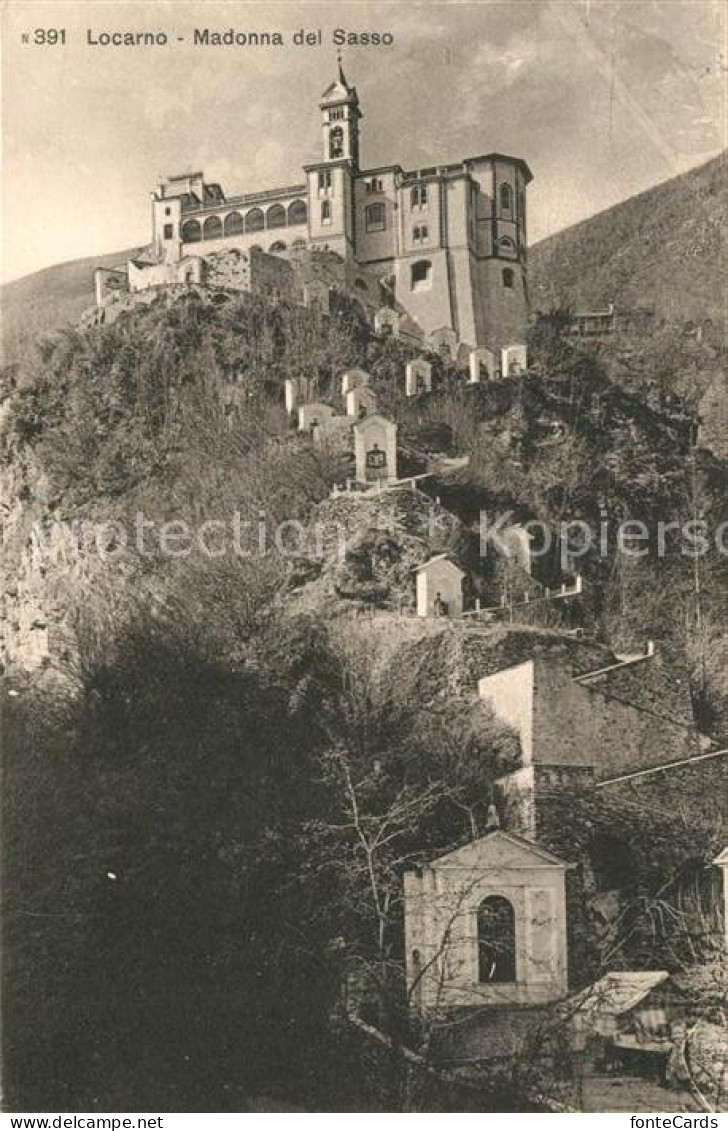 13113847 Locarno Lago Maggiore Madonna Del Sasso Chiesa Wallfahrtskirche Locarno - Altri & Non Classificati