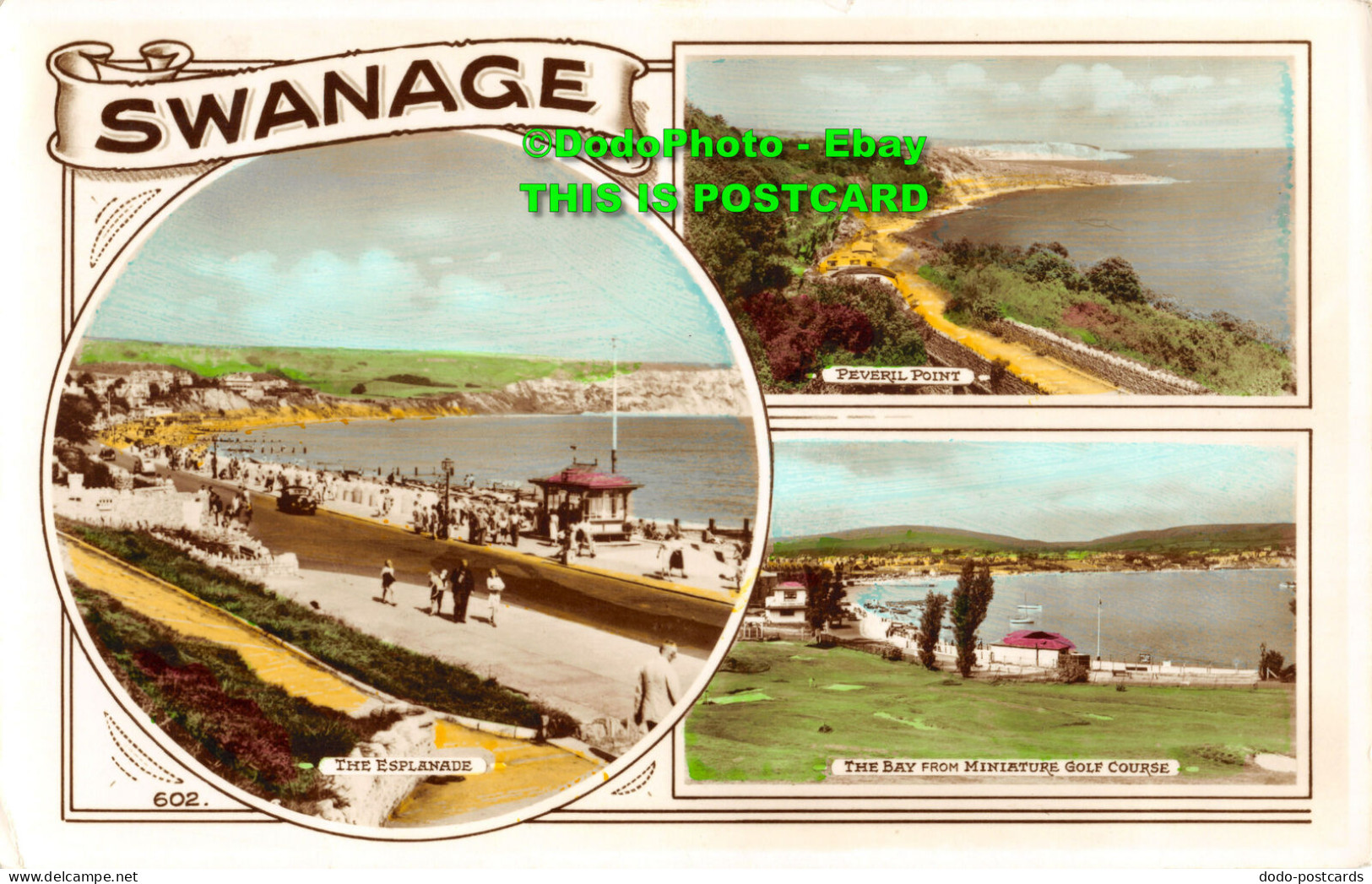 R355958 Swanage. The Esplanade. Peveril Point. Dearden An Wade. Sunny South Real - World